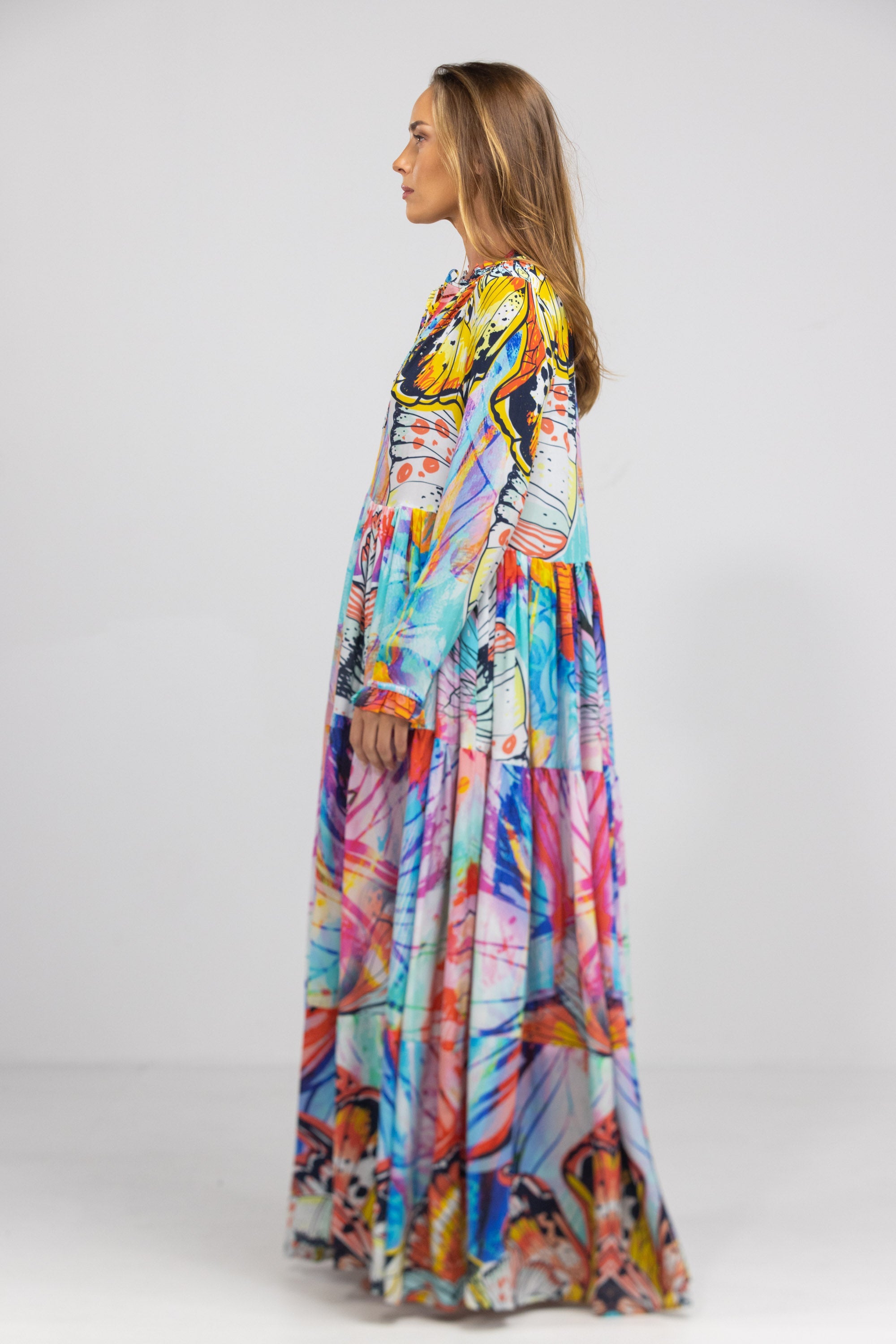 CANBERRA - FRONT PLACKET MAXI DRESS