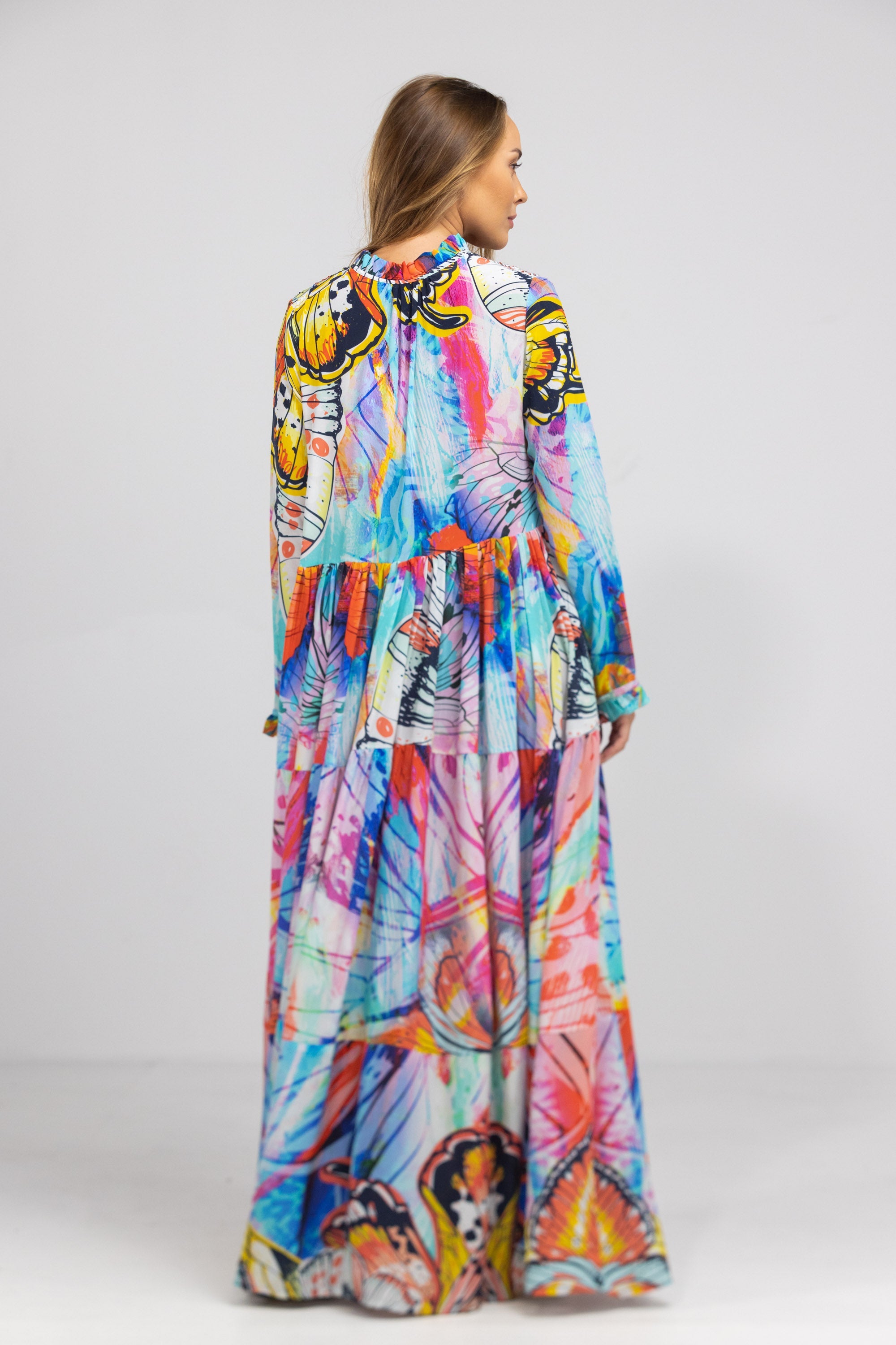 CANBERRA - FRONT PLACKET MAXI DRESS