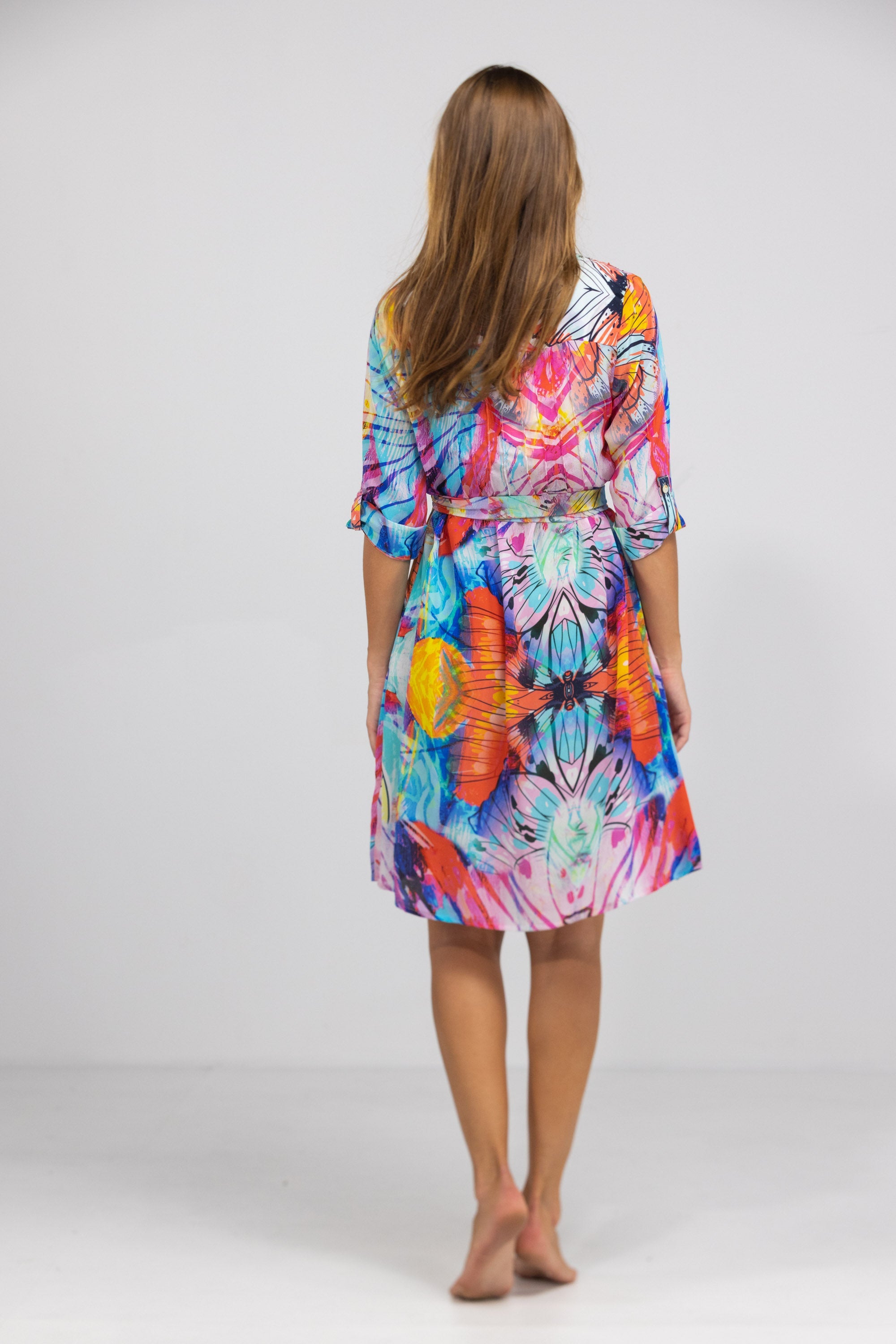 CANBERRA - PINTUCKS DRESS