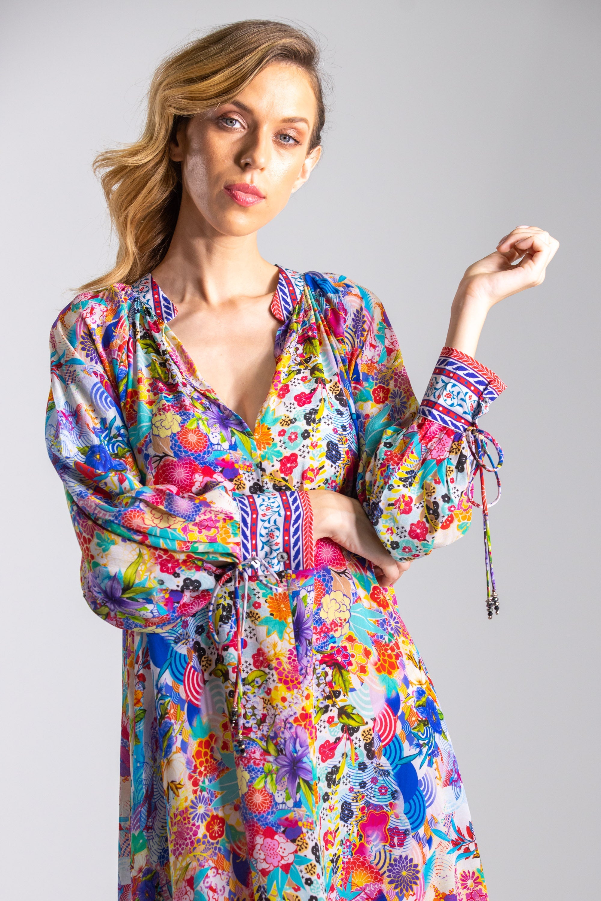 BOBOLI GARDENIA - CYNTHIA LONG TUNIC