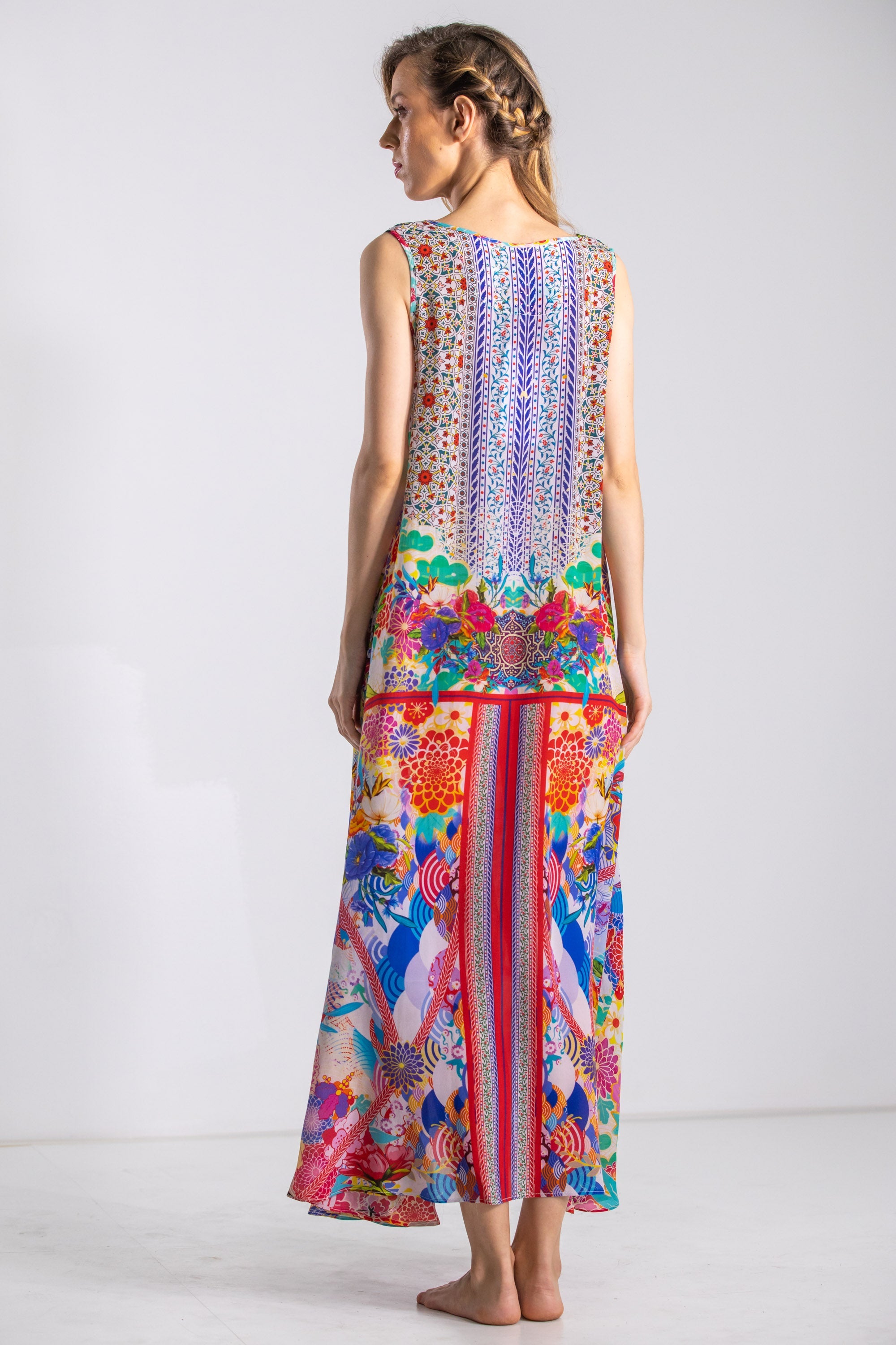 BOBOLI GARDENIA - FLOWING MAXI DRESS