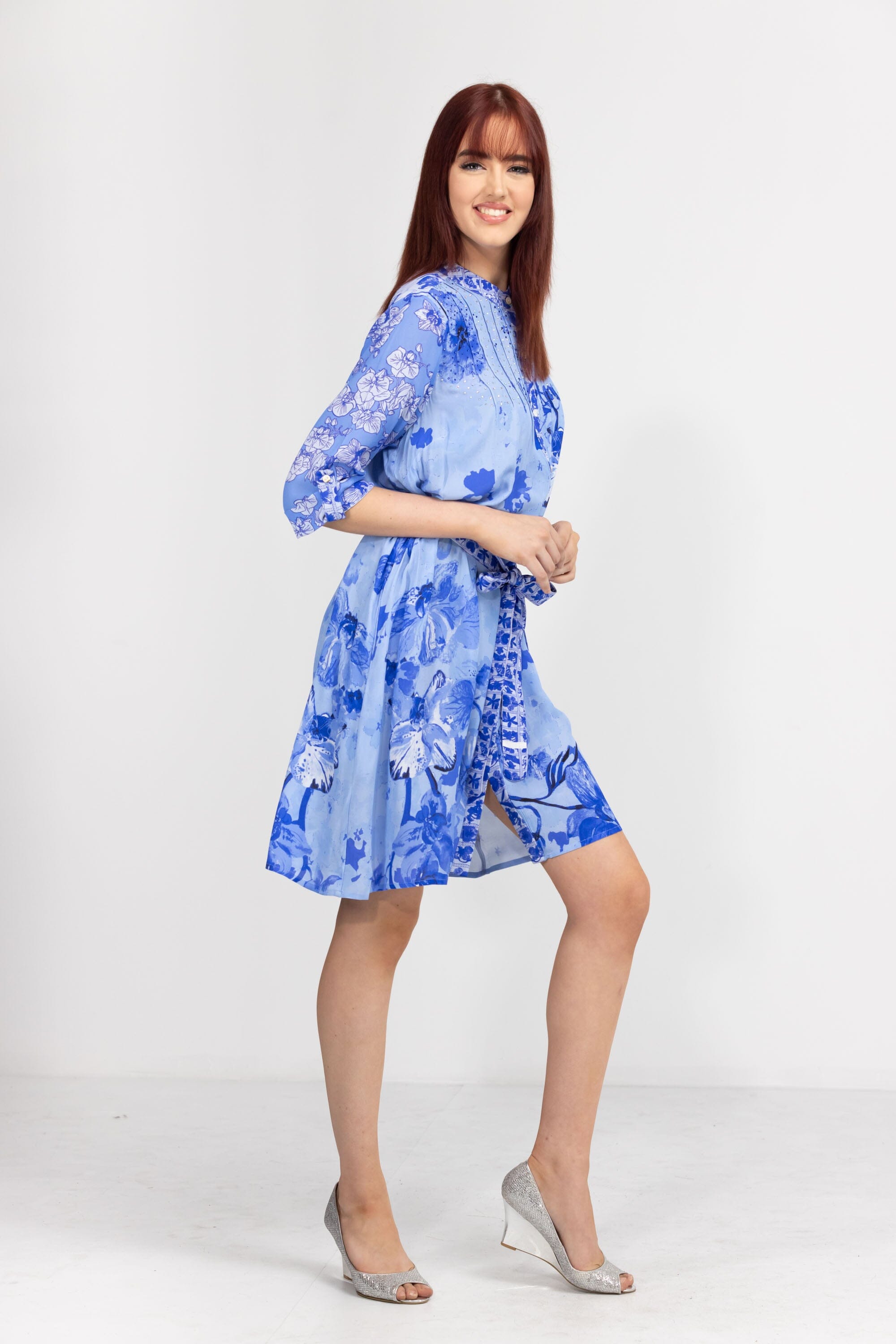 FINLANDIA - PINTUCK DRESS - TheSwankStore