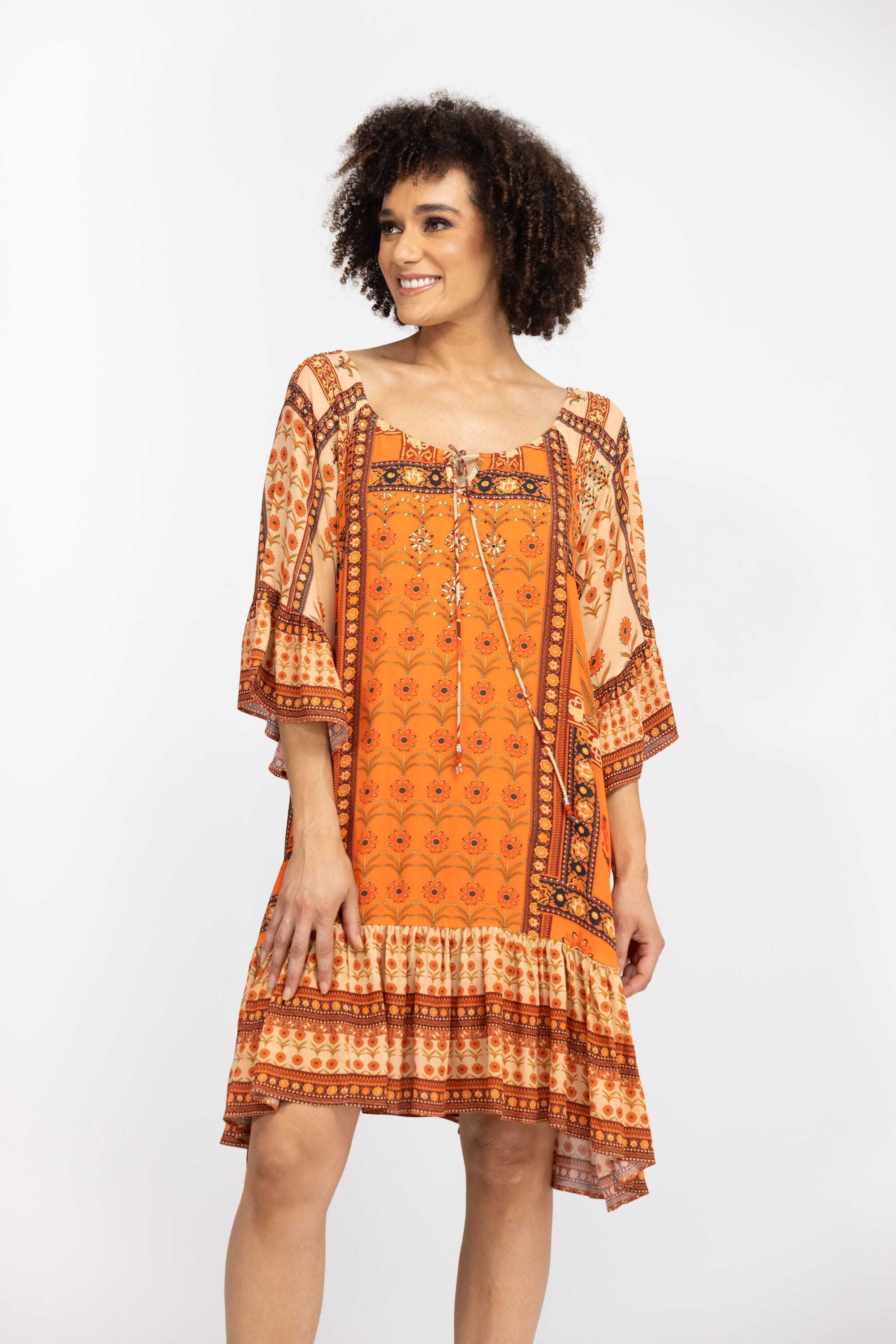 MAHOGANY - GYPSY DRESS (Size - M/L) - TheSwankStore