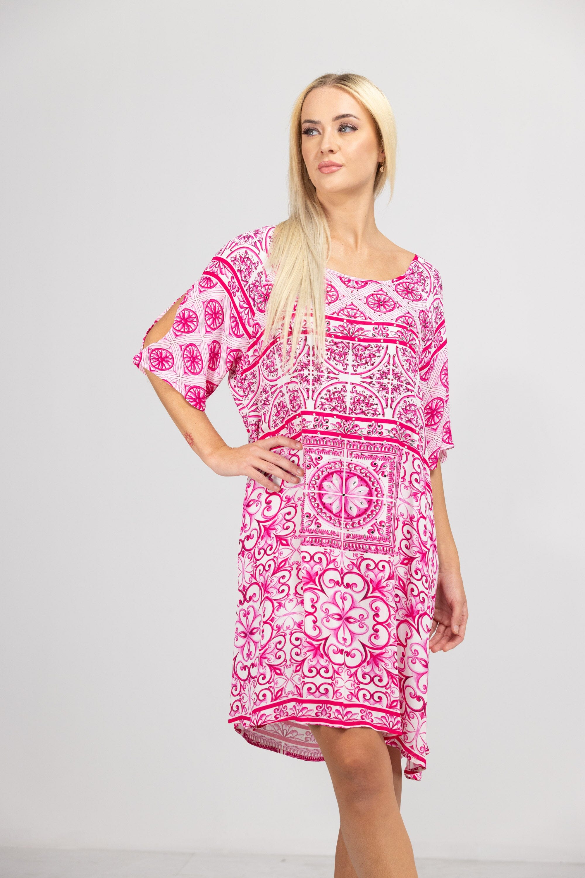 SANTA ROSA - SLIT SLEEVE DRESS - TheSwankStore