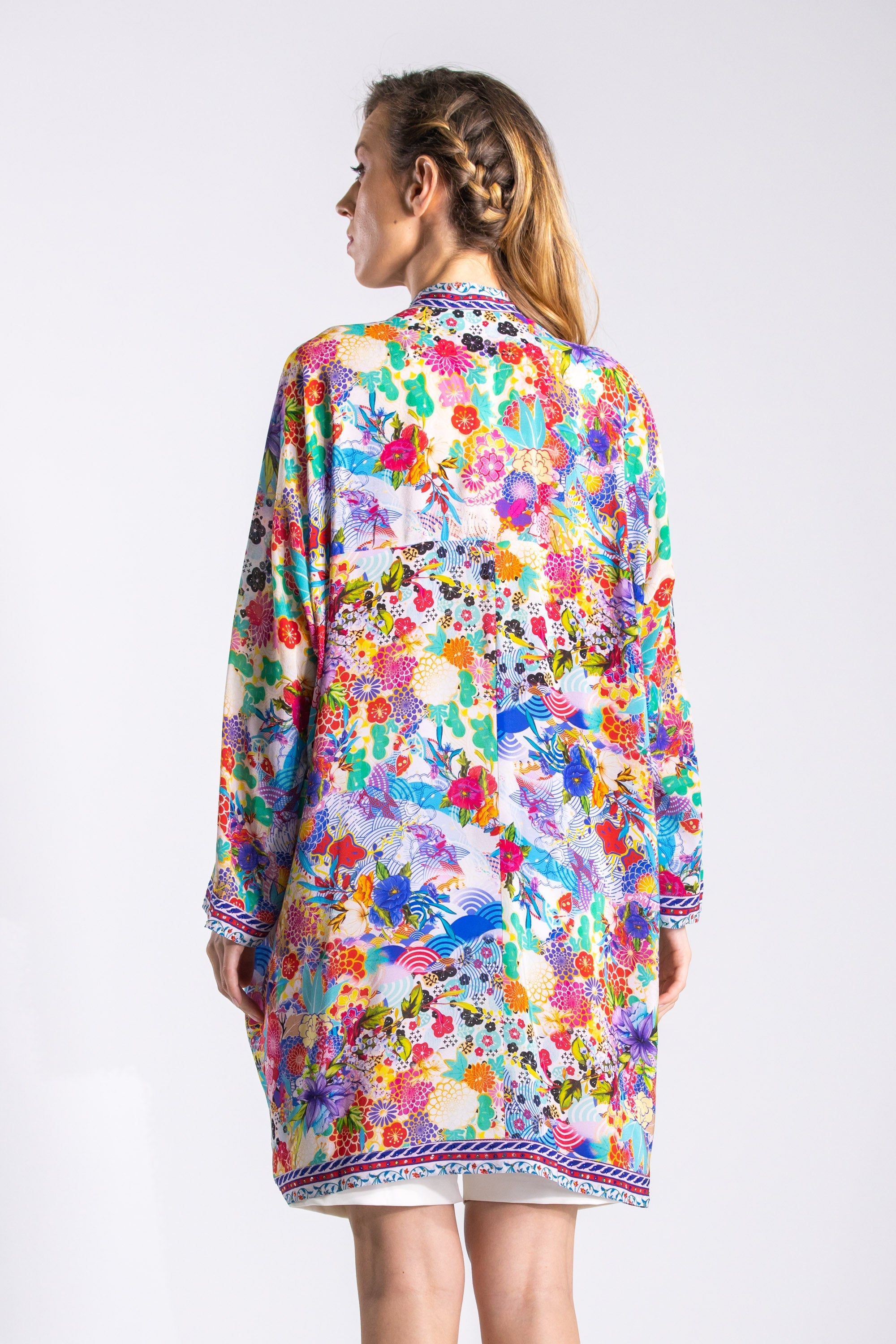 BOBOLI GARDENIA - KIMONO SHORT SHRUG
