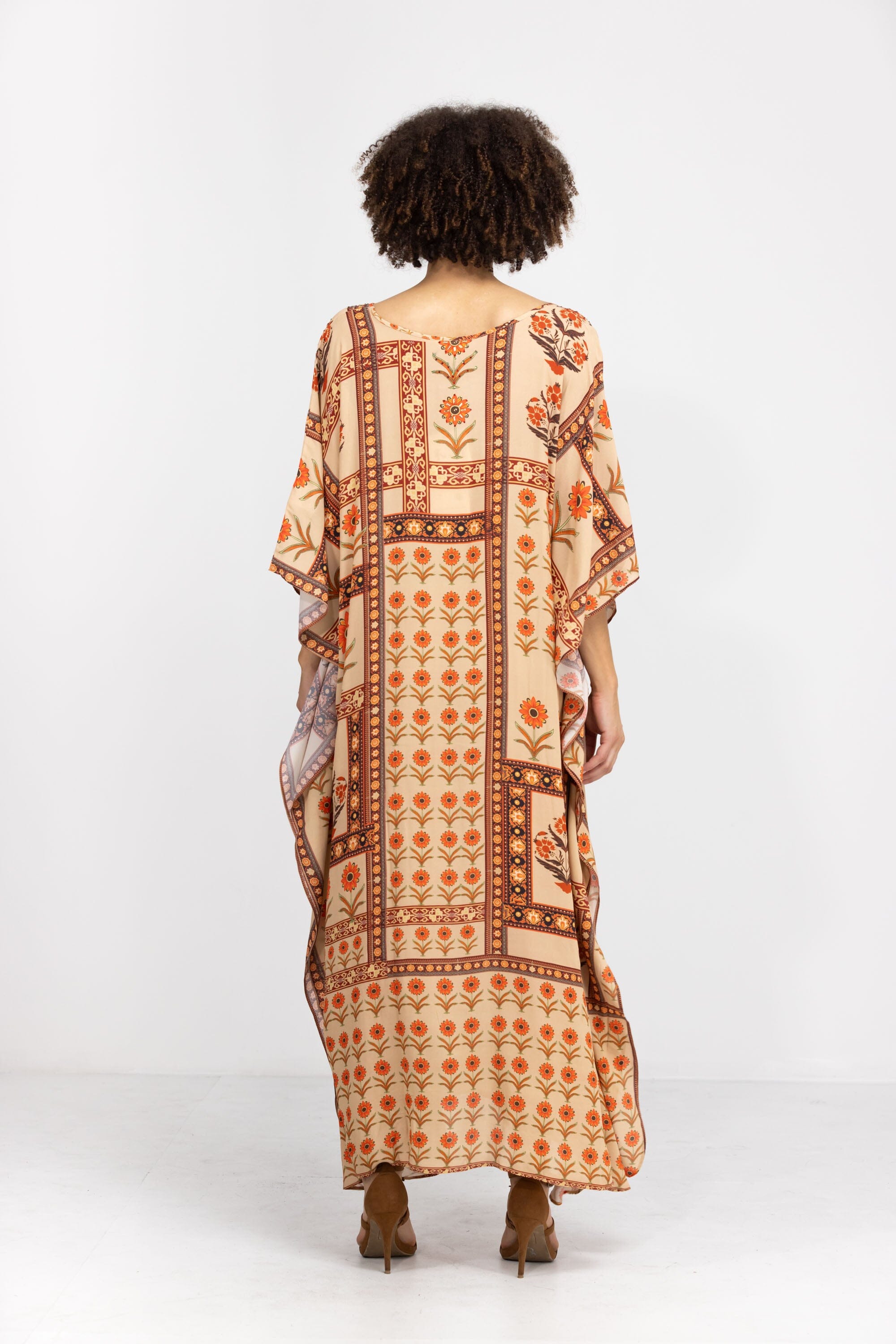 MAHOGANY - LONG KAFTAN - TheSwankStore