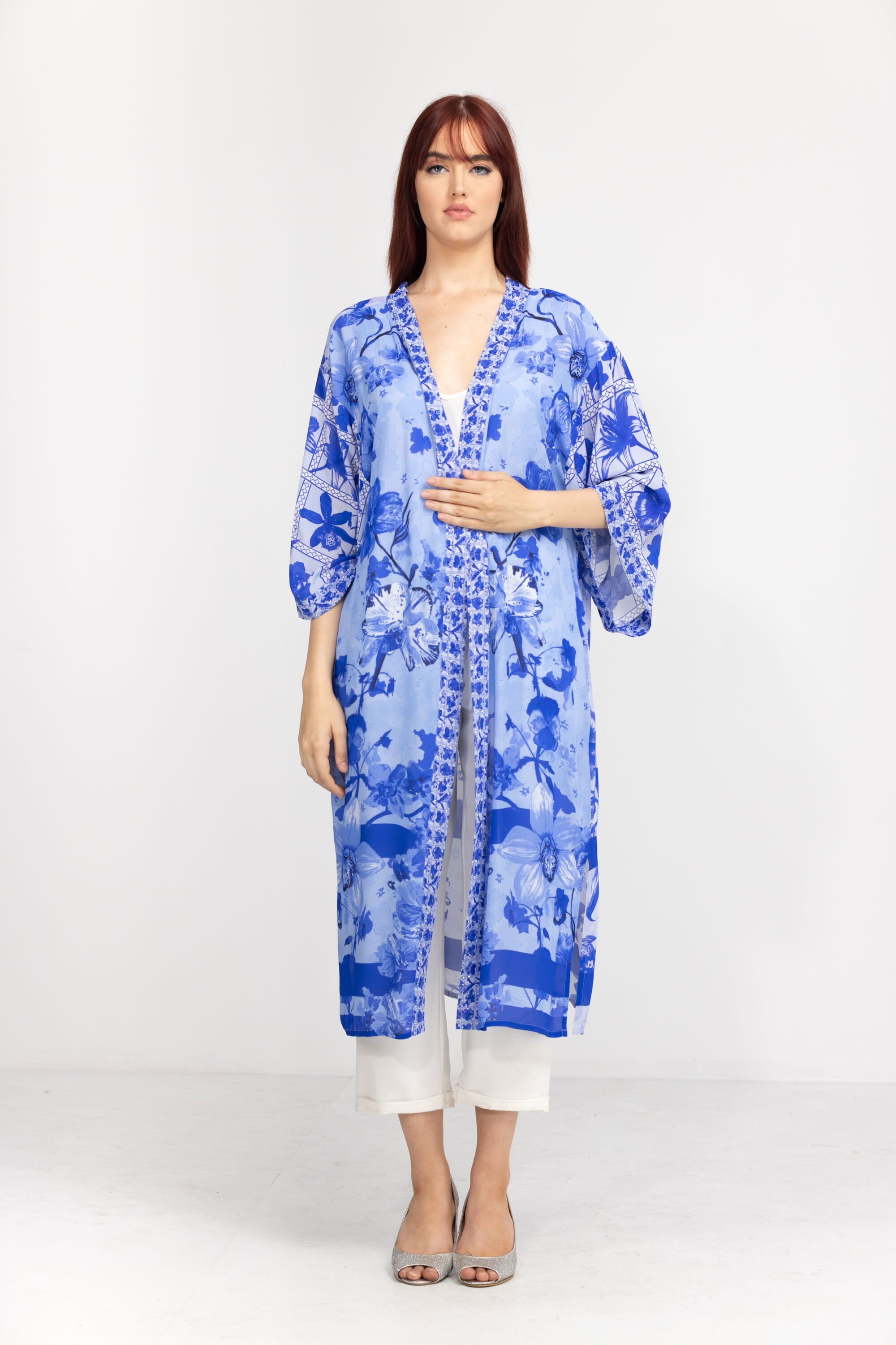 FINLANDIA  - KIMONO SHRUG (LONG) - TheSwankStore