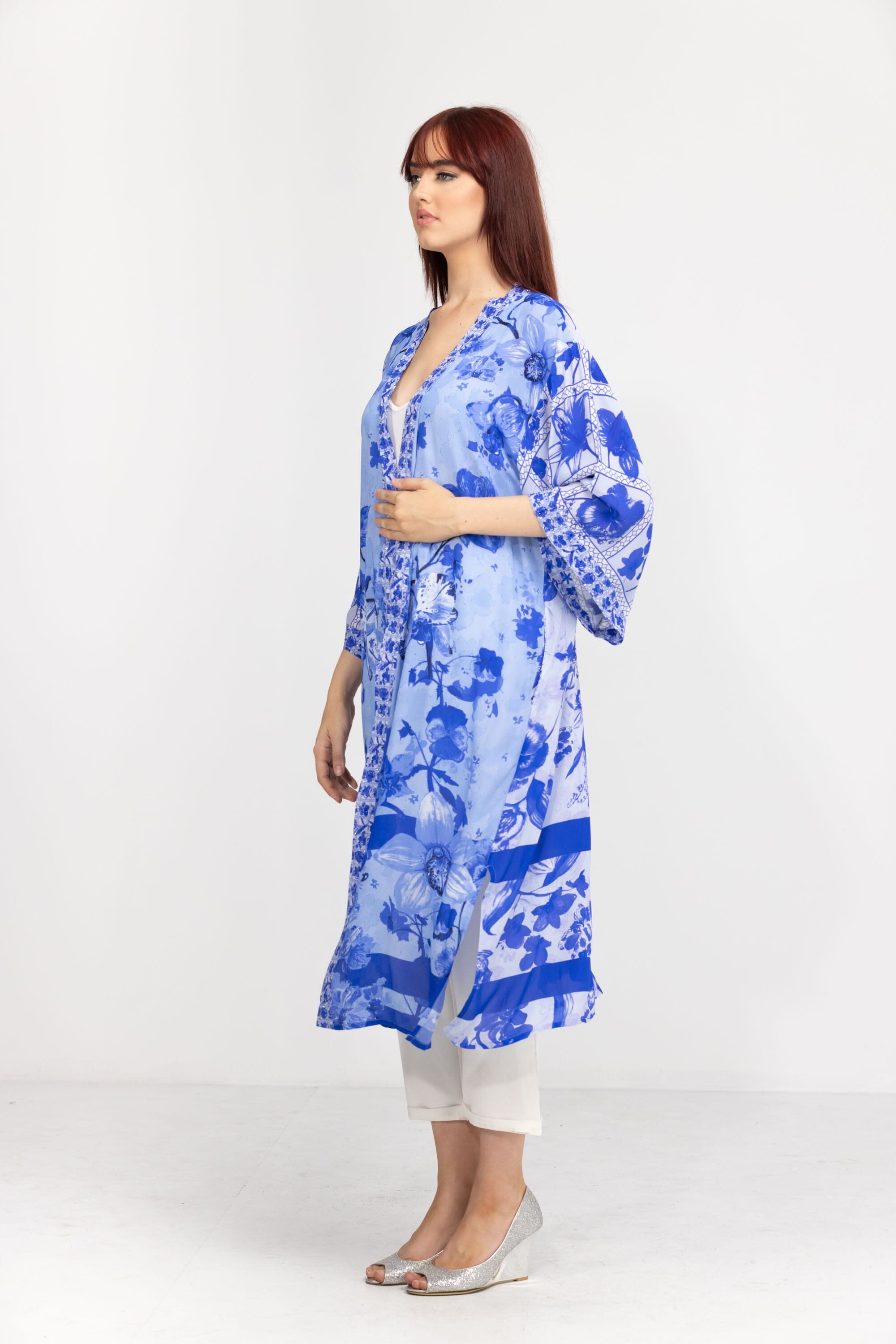 FINLANDIA  - KIMONO SHRUG (LONG) - TheSwankStore