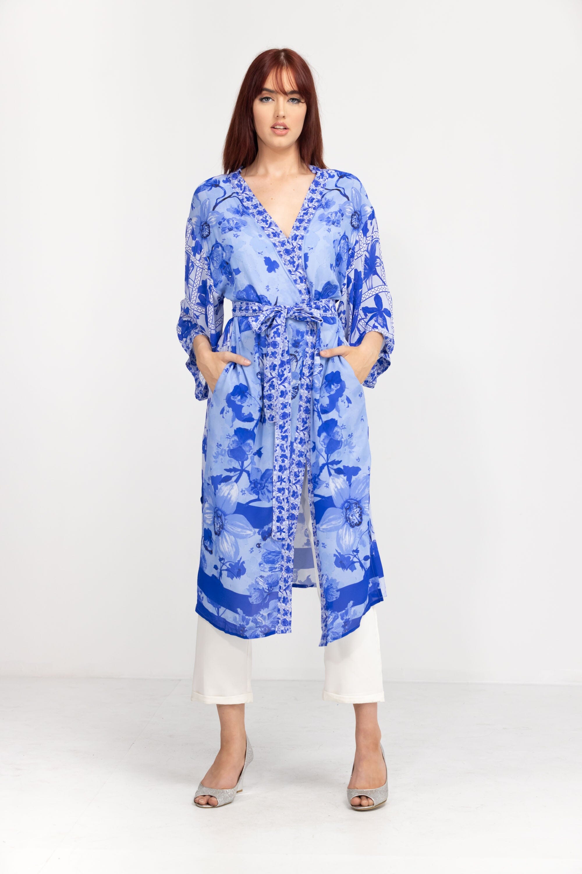 FINLANDIA  - KIMONO SHRUG (LONG) - TheSwankStore