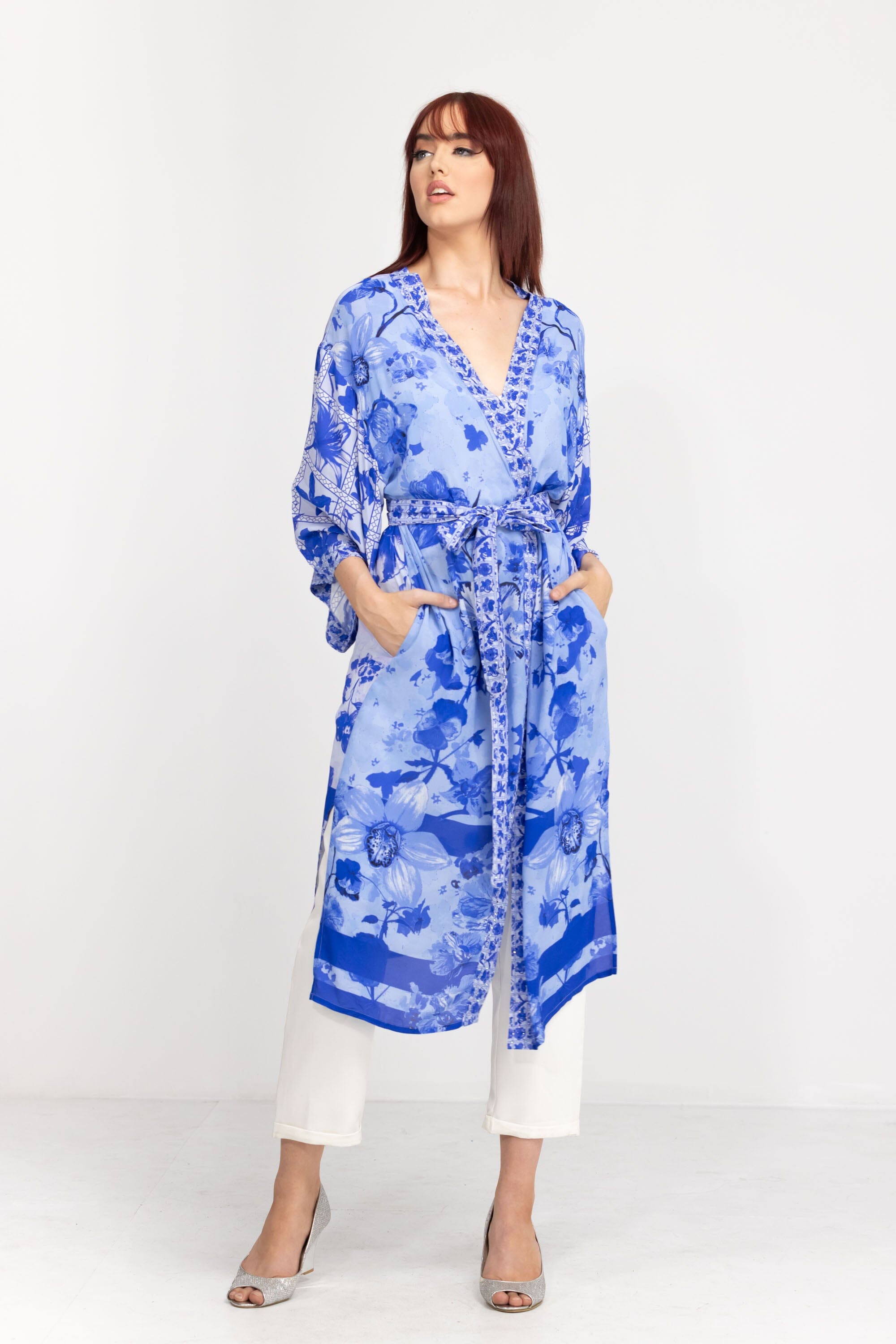 FINLANDIA  - KIMONO SHRUG (LONG) - TheSwankStore