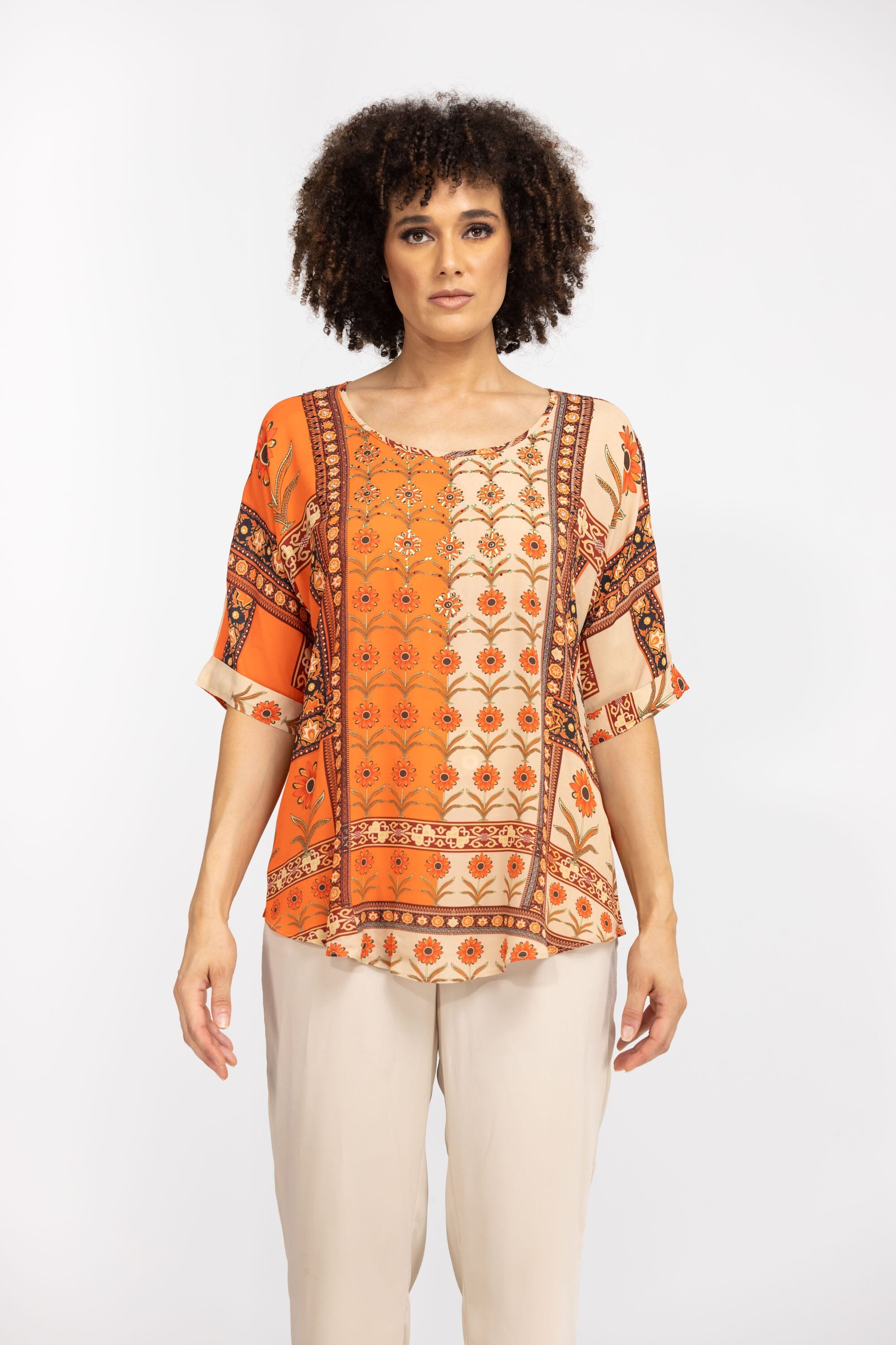 MAHOGANY - KAFTAN TOP (Shorter Style) - TheSwankStore