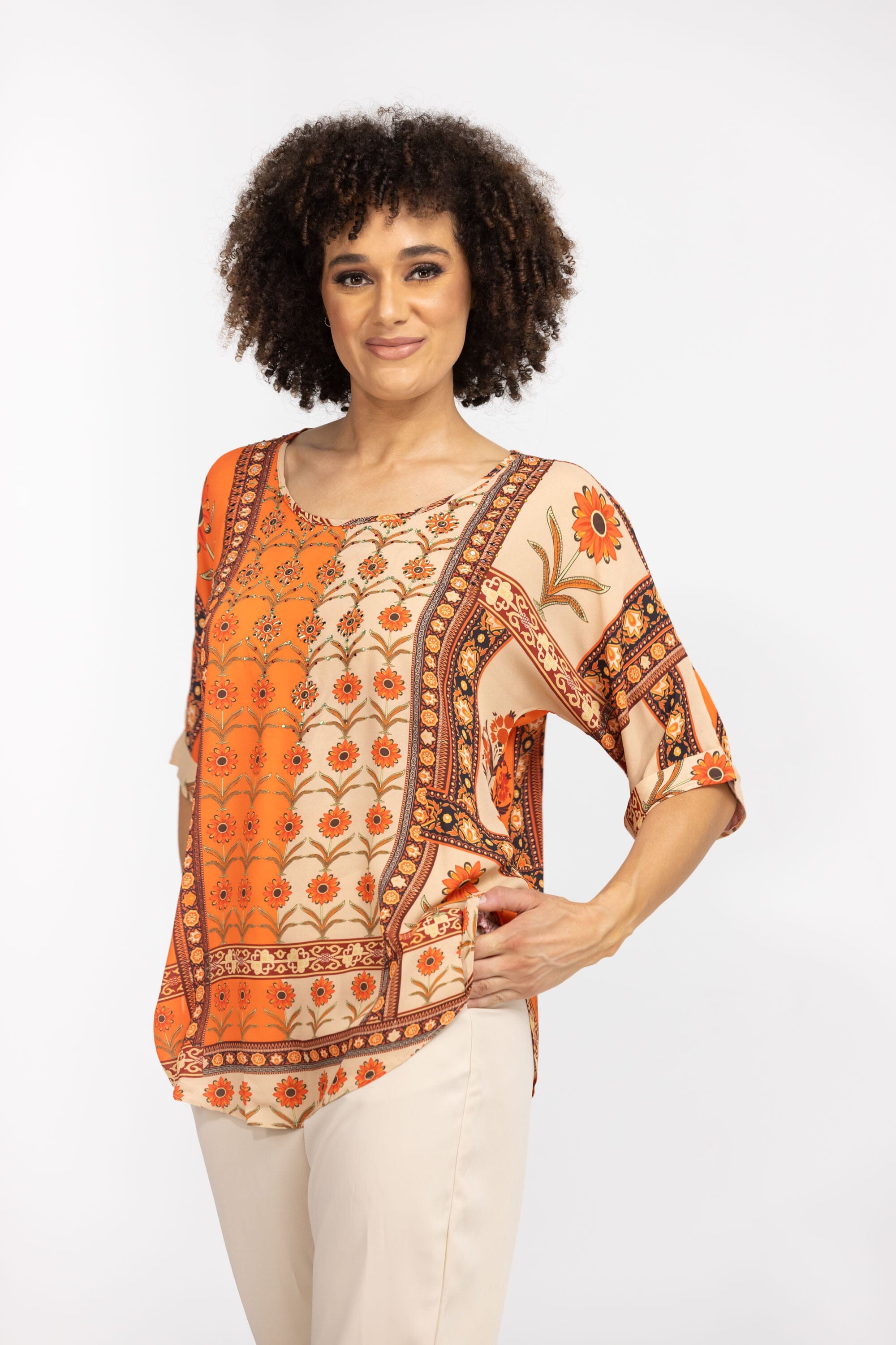 MAHOGANY - KAFTAN TOP (Shorter Style) - TheSwankStore