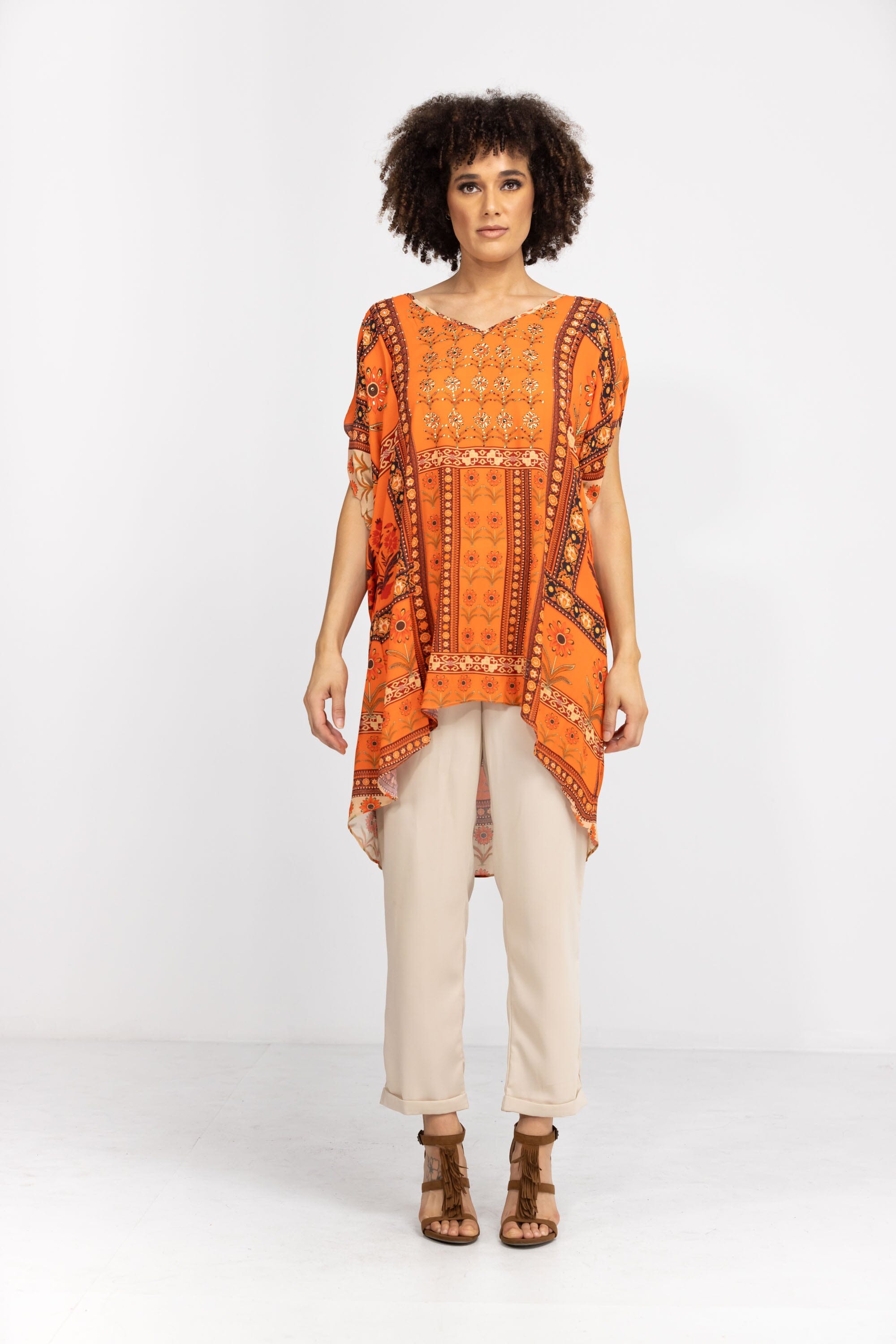 MAHOGANY - KAFTAN TUNIC - TheSwankStore