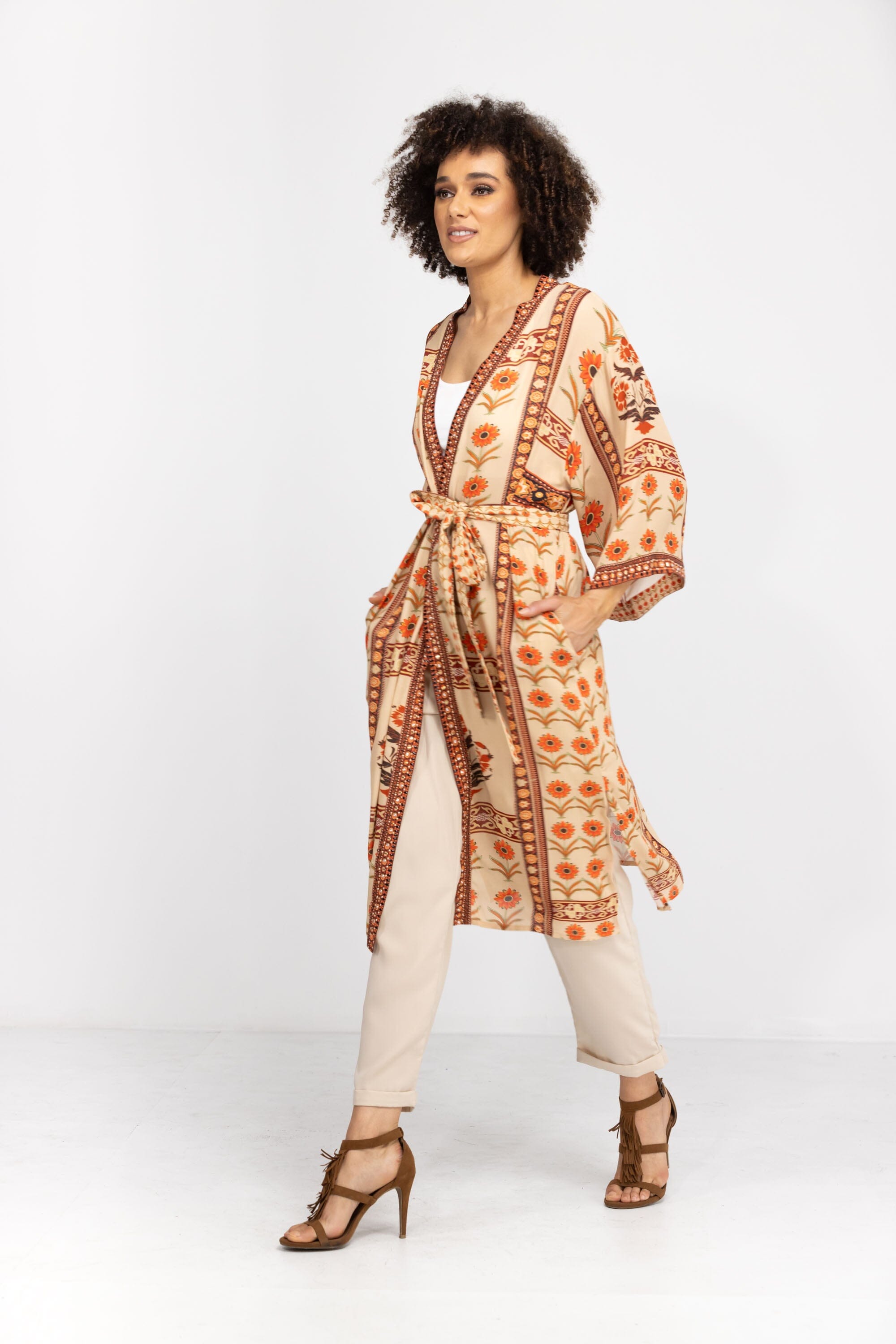MAHOGANY  - KIMONO SHRUG (LONG) - TheSwankStore