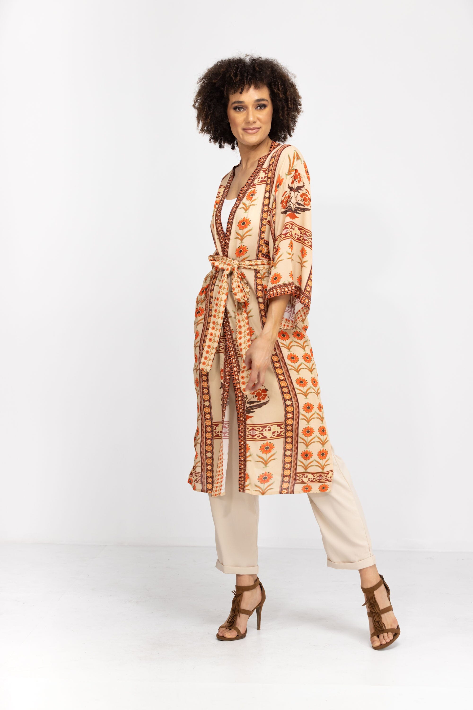MAHOGANY  - KIMONO SHRUG (LONG) - TheSwankStore
