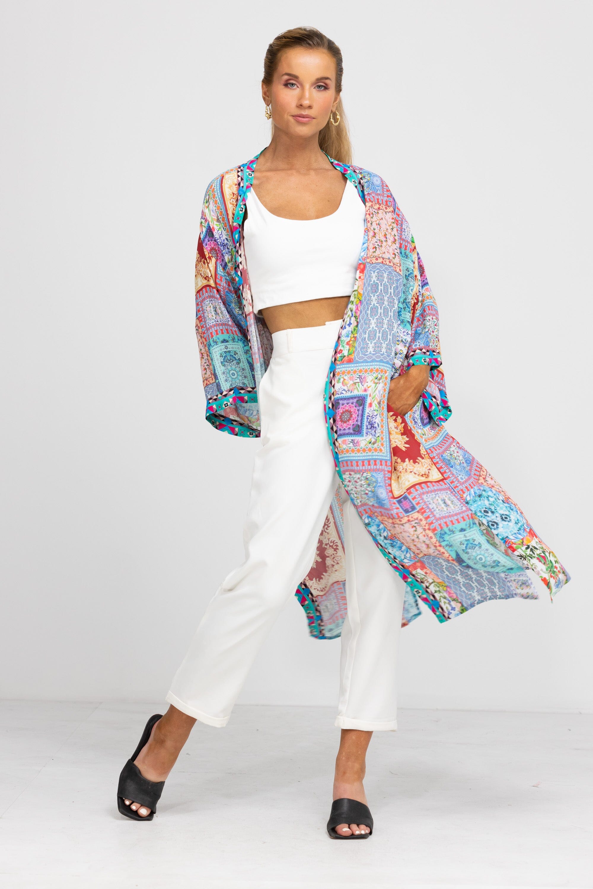 DAMASCUS - KIMONO SHRUG (LONG) - TheSwankStore