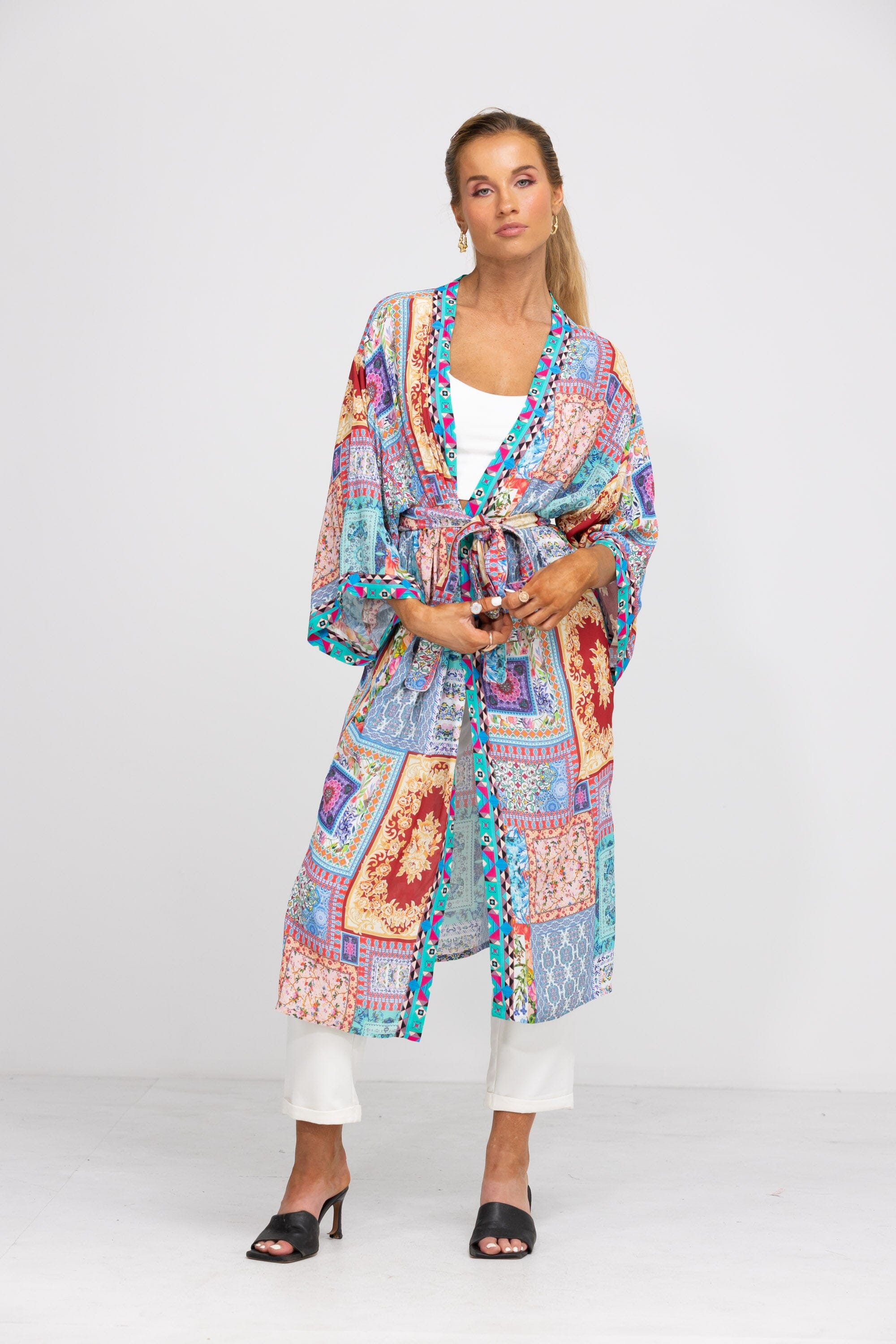 DAMASCUS - KIMONO SHRUG (LONG) - TheSwankStore