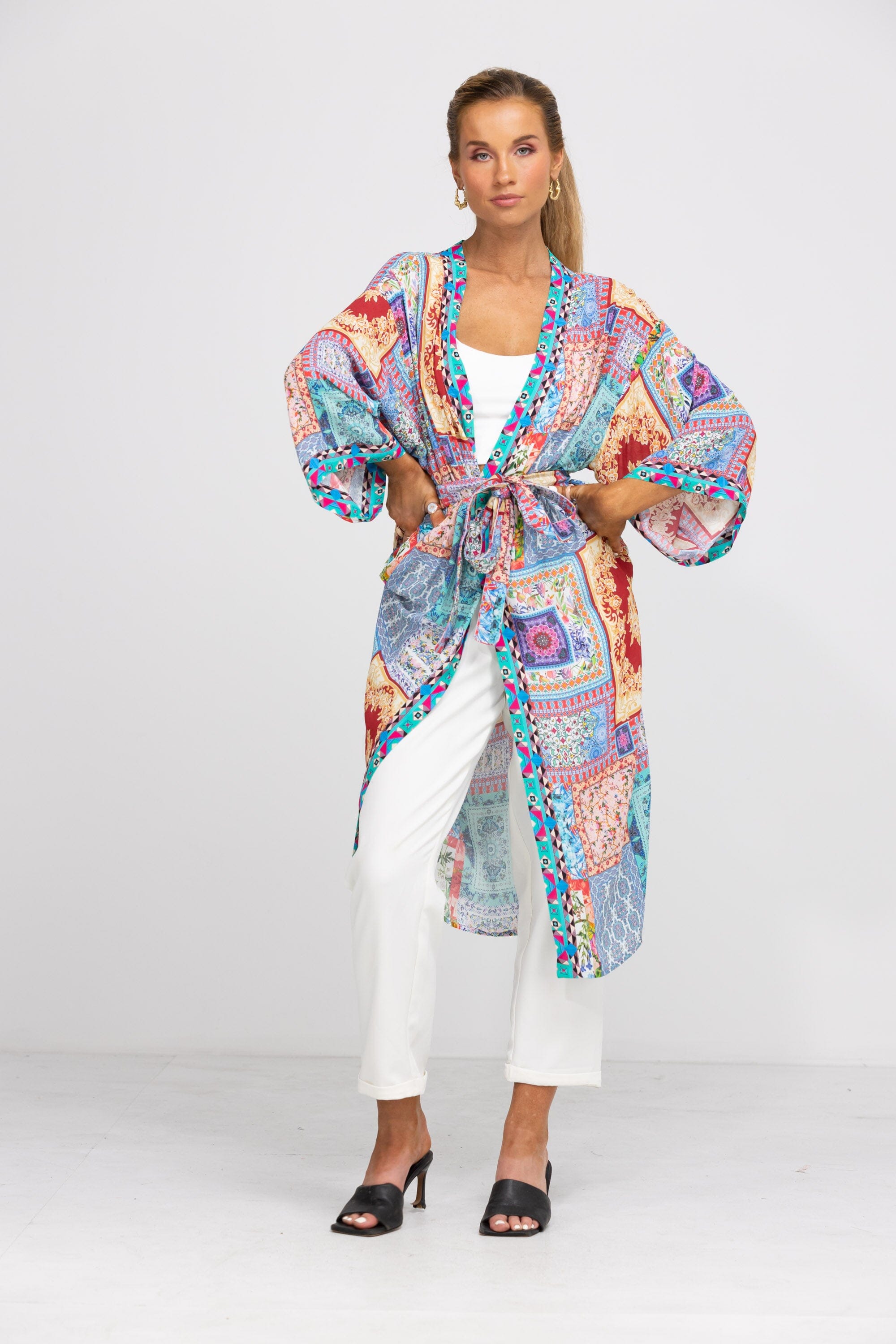 DAMASCUS - KIMONO SHRUG (LONG) - TheSwankStore