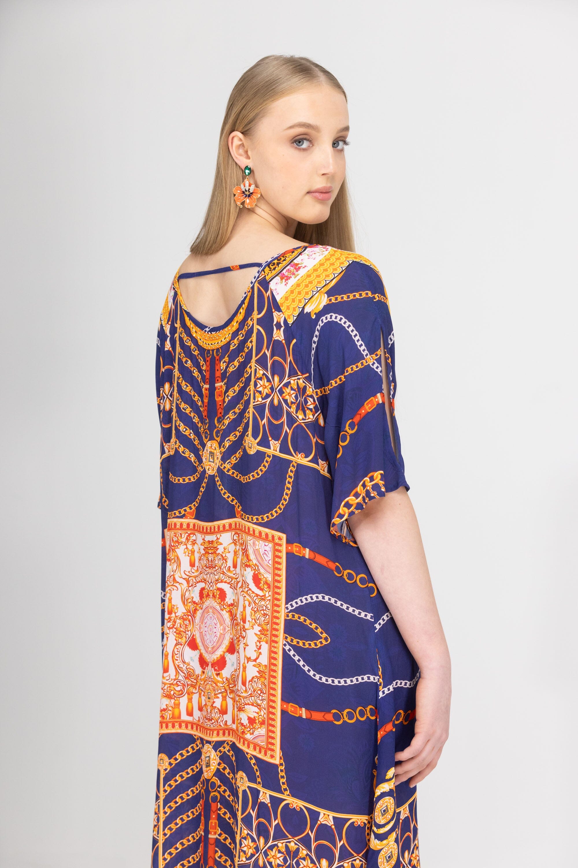 TEMPRANILLO - SLIT SLEEVE DRESS - TheSwankStore