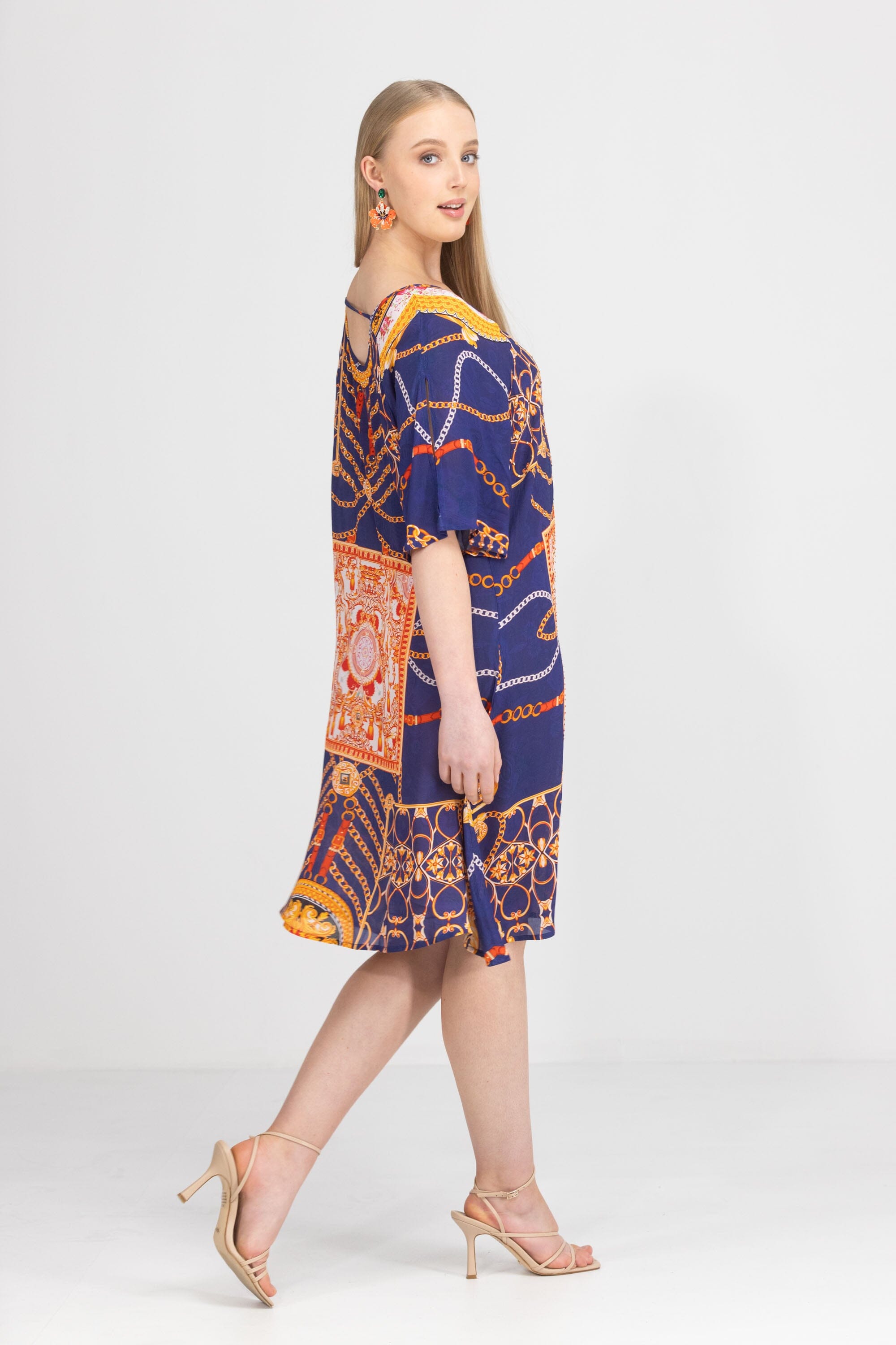 TEMPRANILLO - SLIT SLEEVE DRESS - TheSwankStore