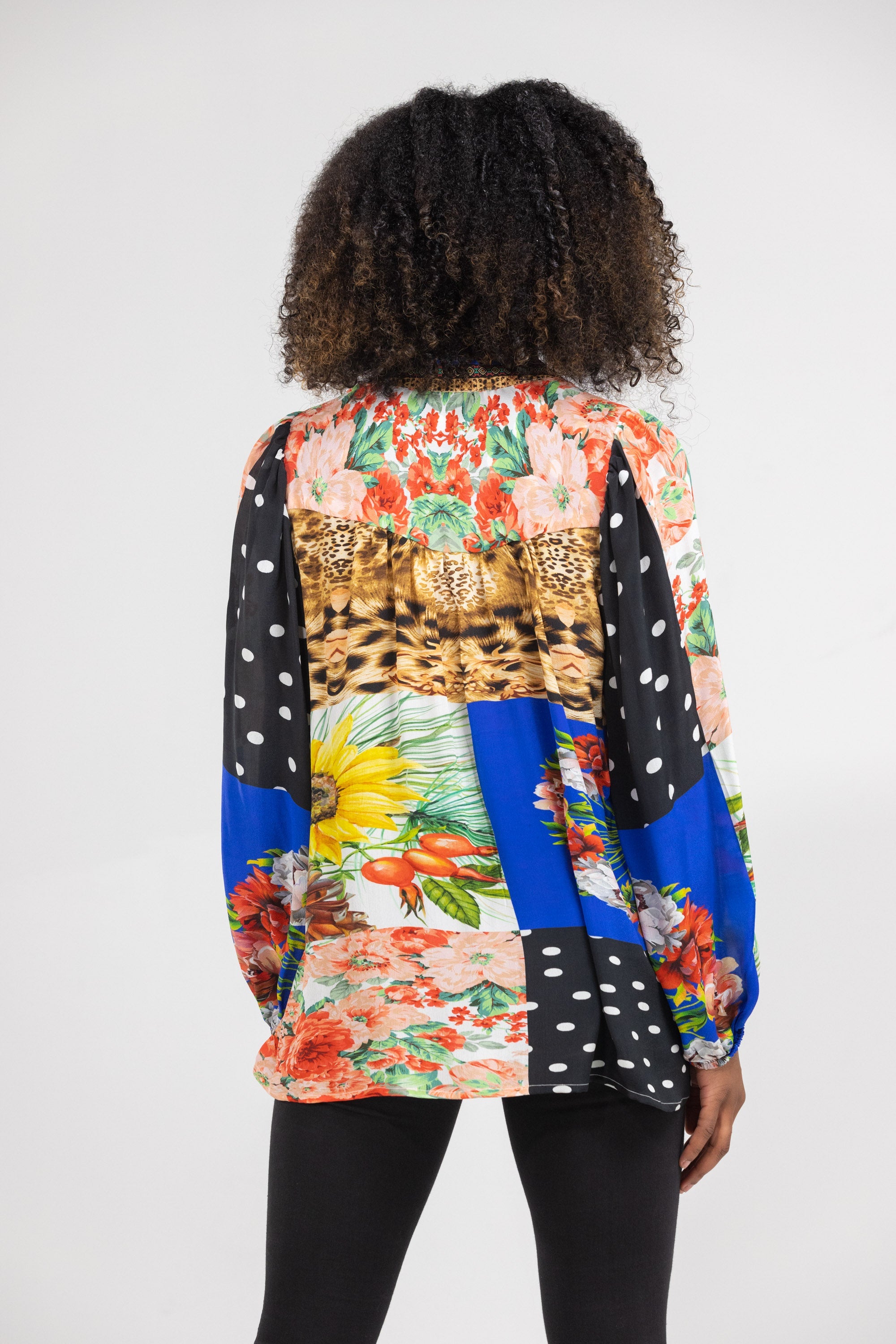 PERTH - V NECK TOP NEW 100% Silk (Size - M/L) - TheSwankStore