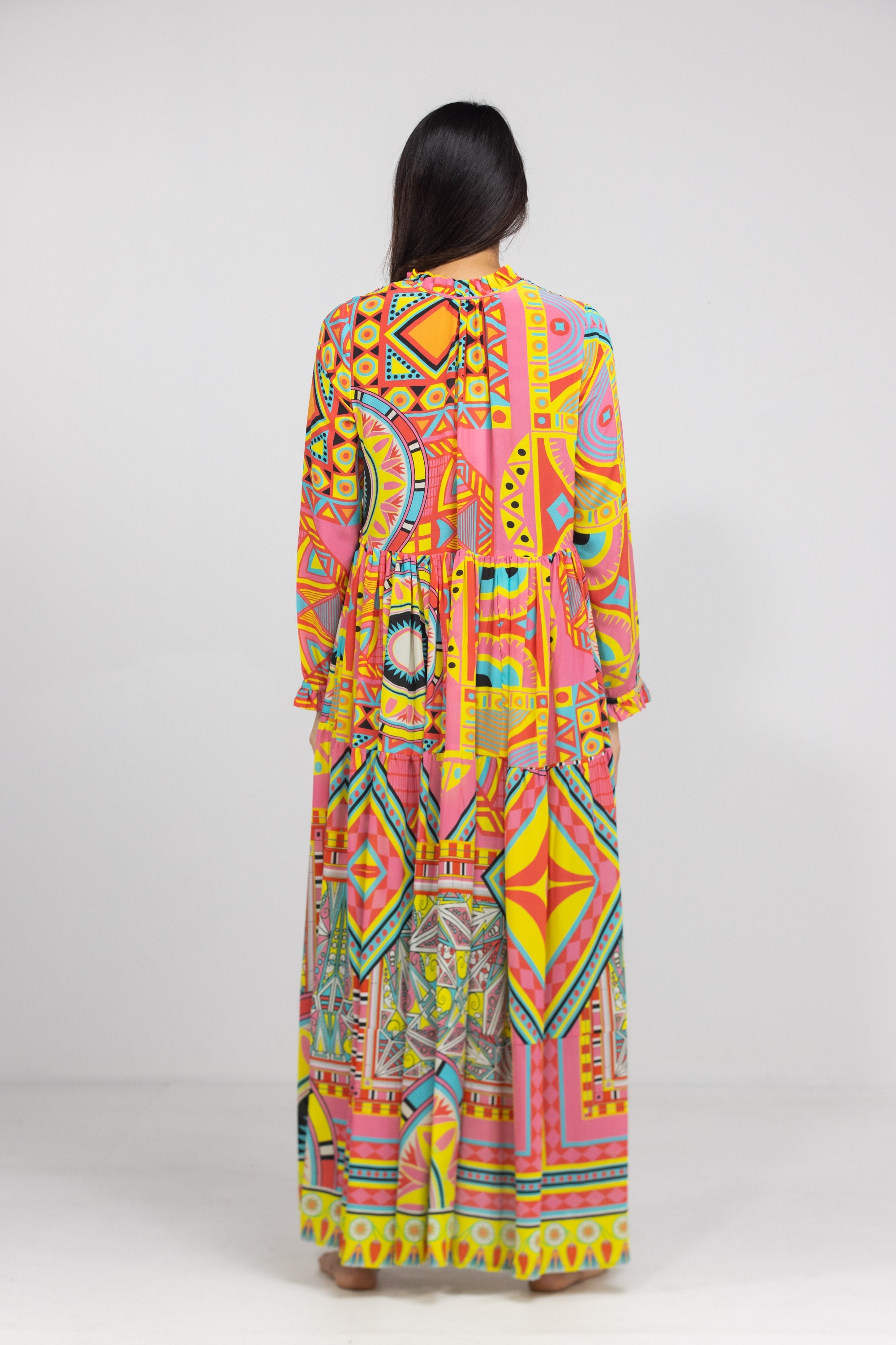 HOBART - FRONT PLACKET MAXI DRESS