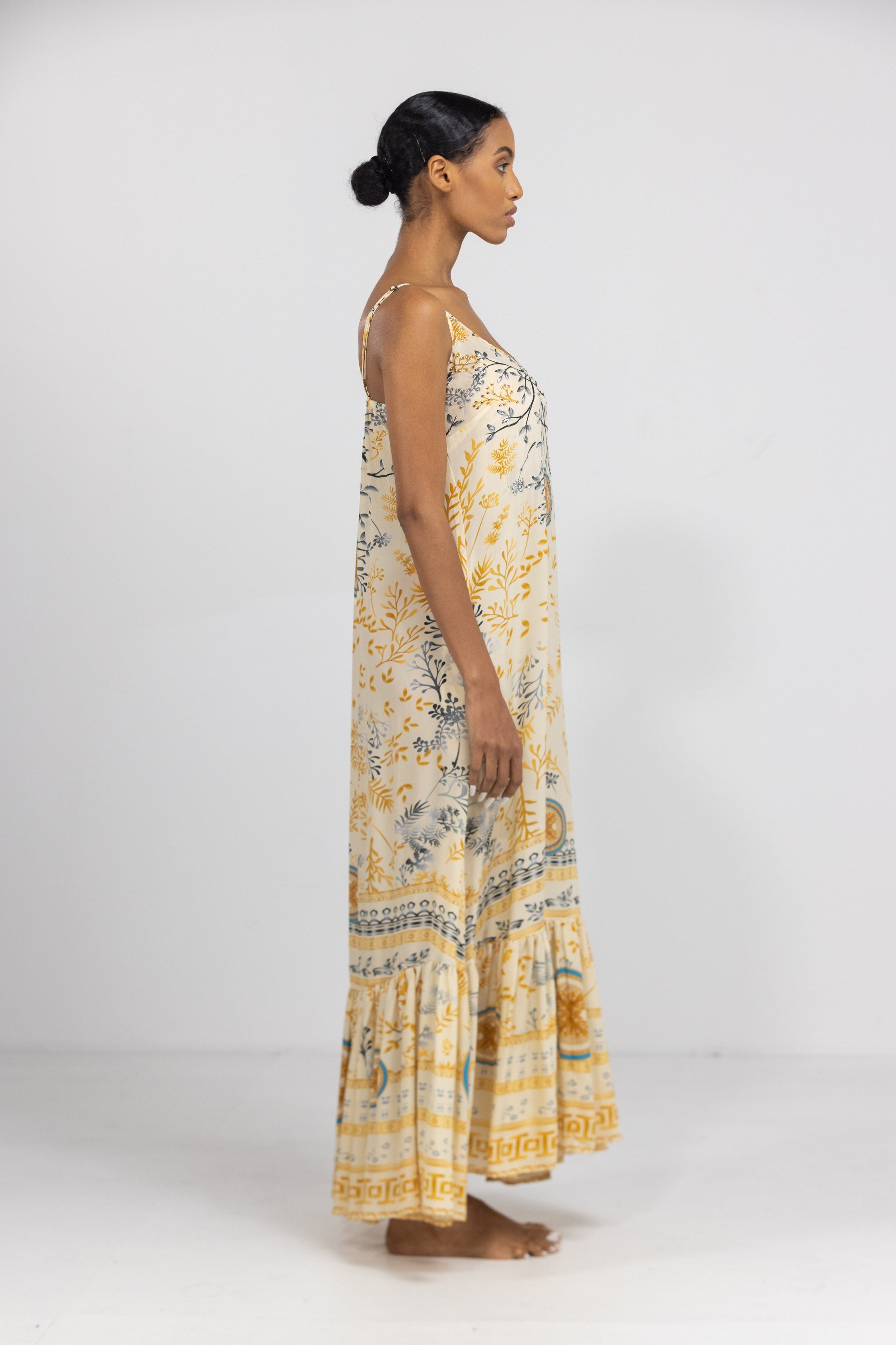 BRISBANE - FRILL STRAP MAXI