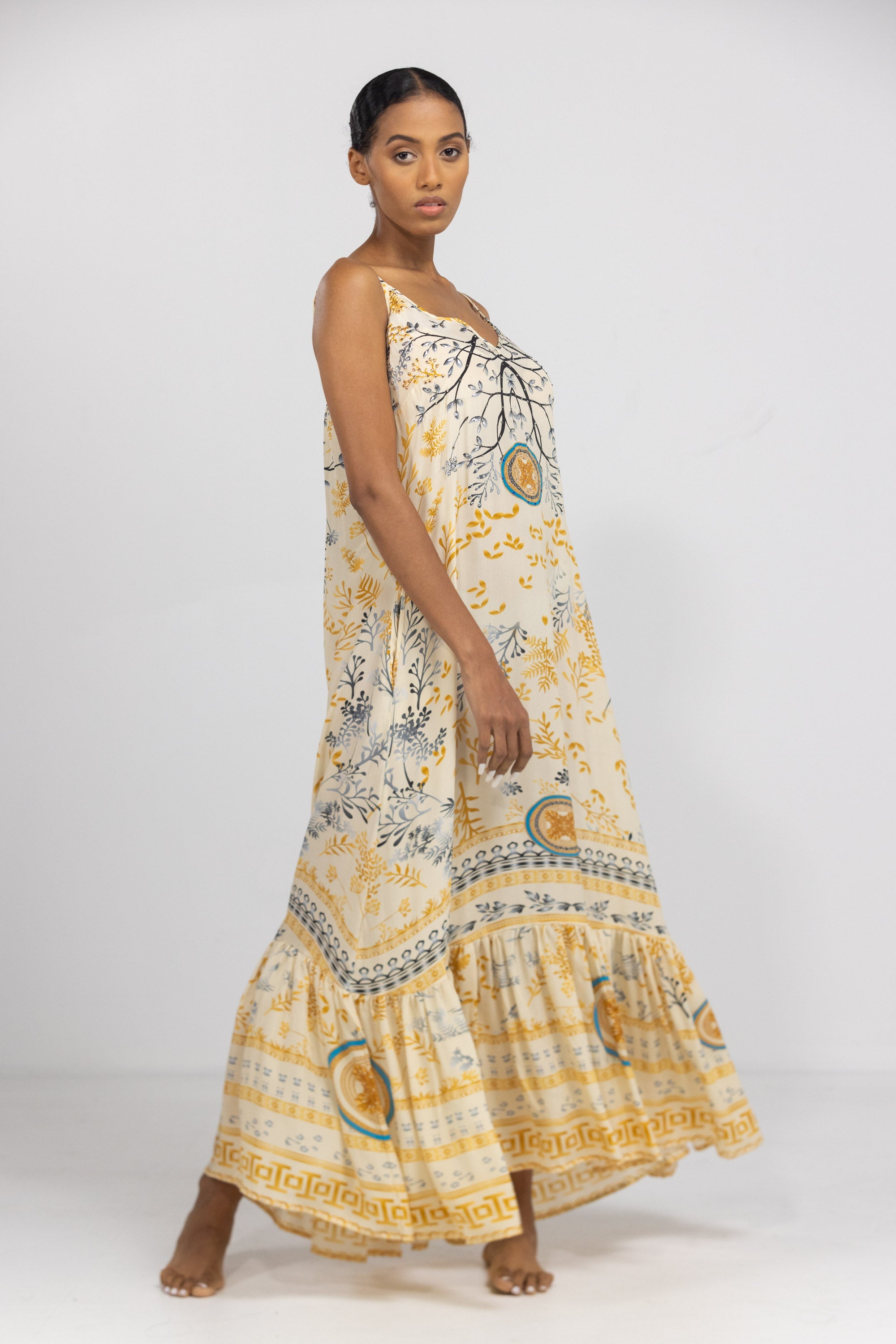 BRISBANE - FRILL STRAP MAXI