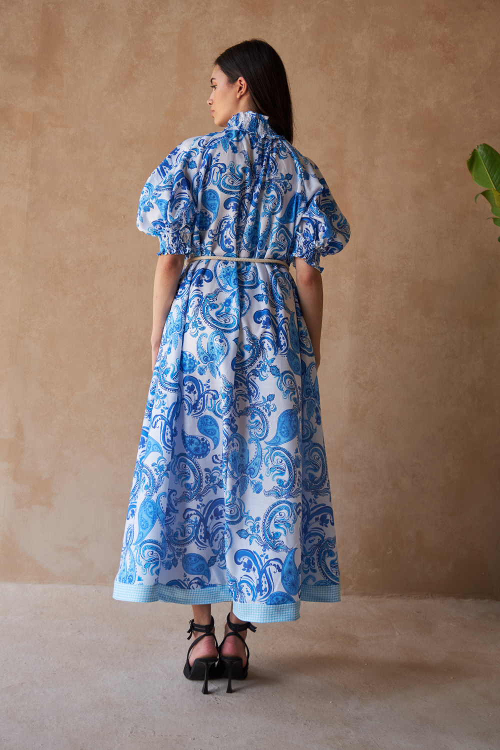 PAISLEY AZURE - ALKA DRESS - TheSwankStore