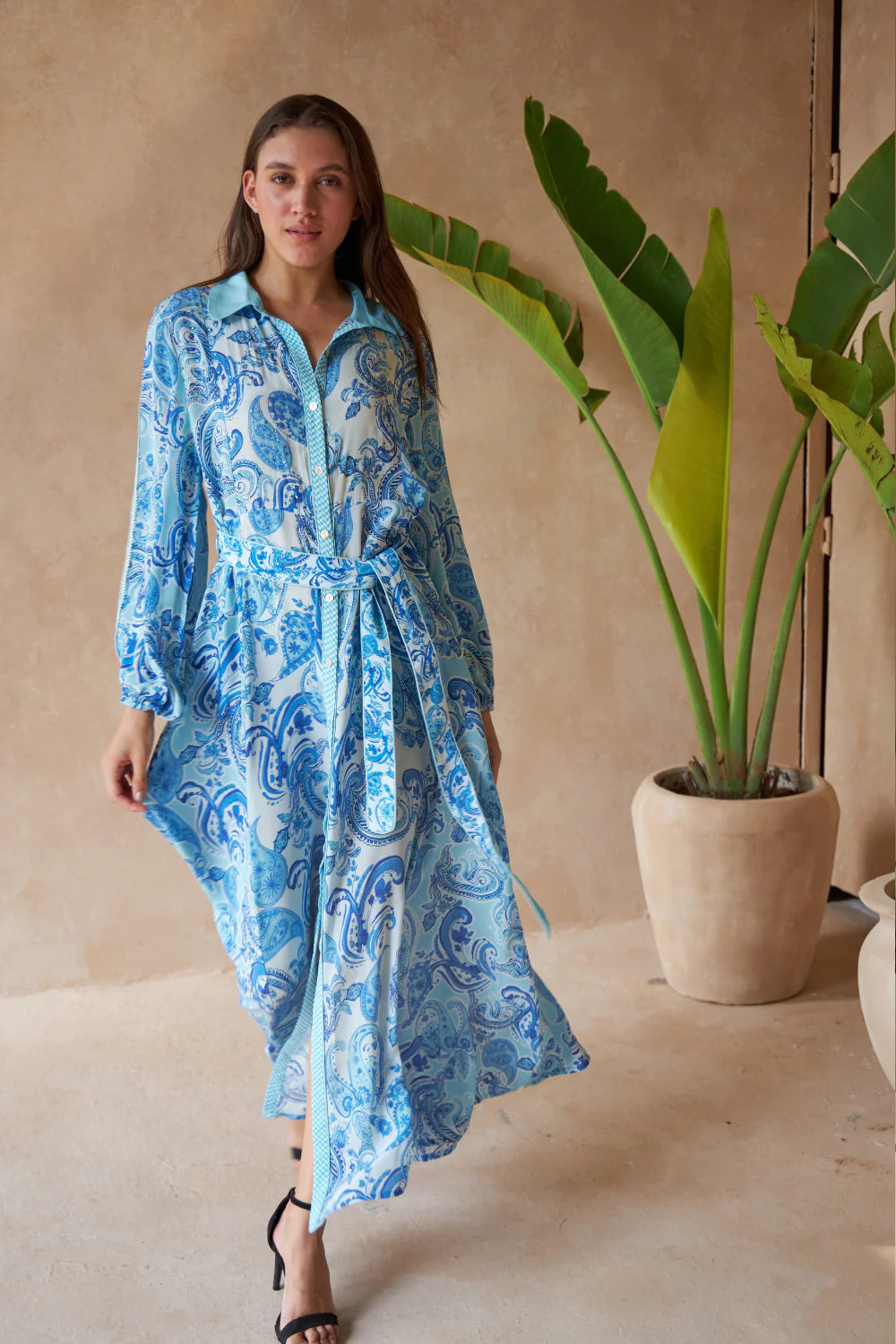PAISLEY AZURE - MAHONIA DRESS - TheSwankStore