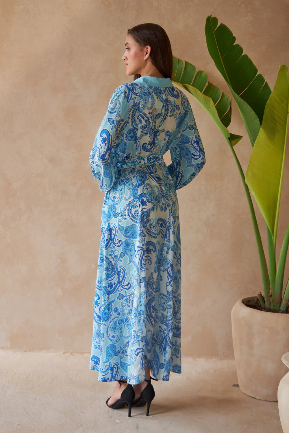PAISLEY AZURE - MAHONIA DRESS - TheSwankStore