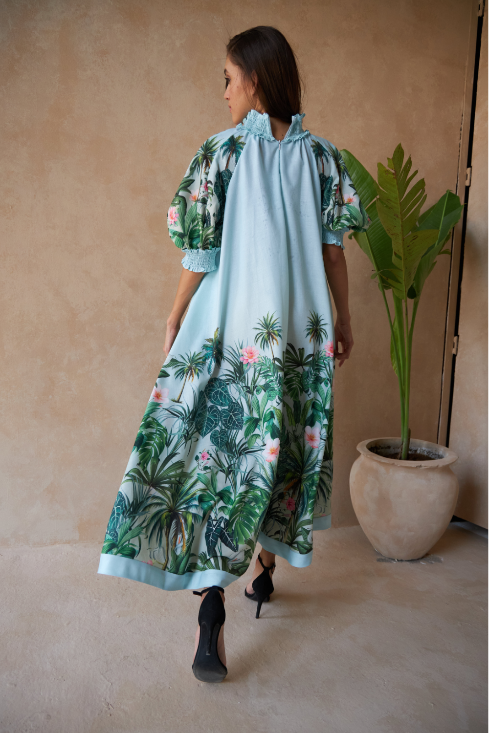 PALM GREEN - ALKA DRESS - TheSwankStore