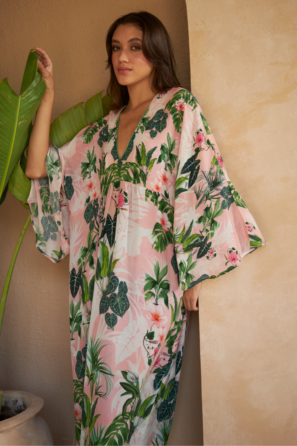 PALM GREEN - JASMIN DRESS - TheSwankStore