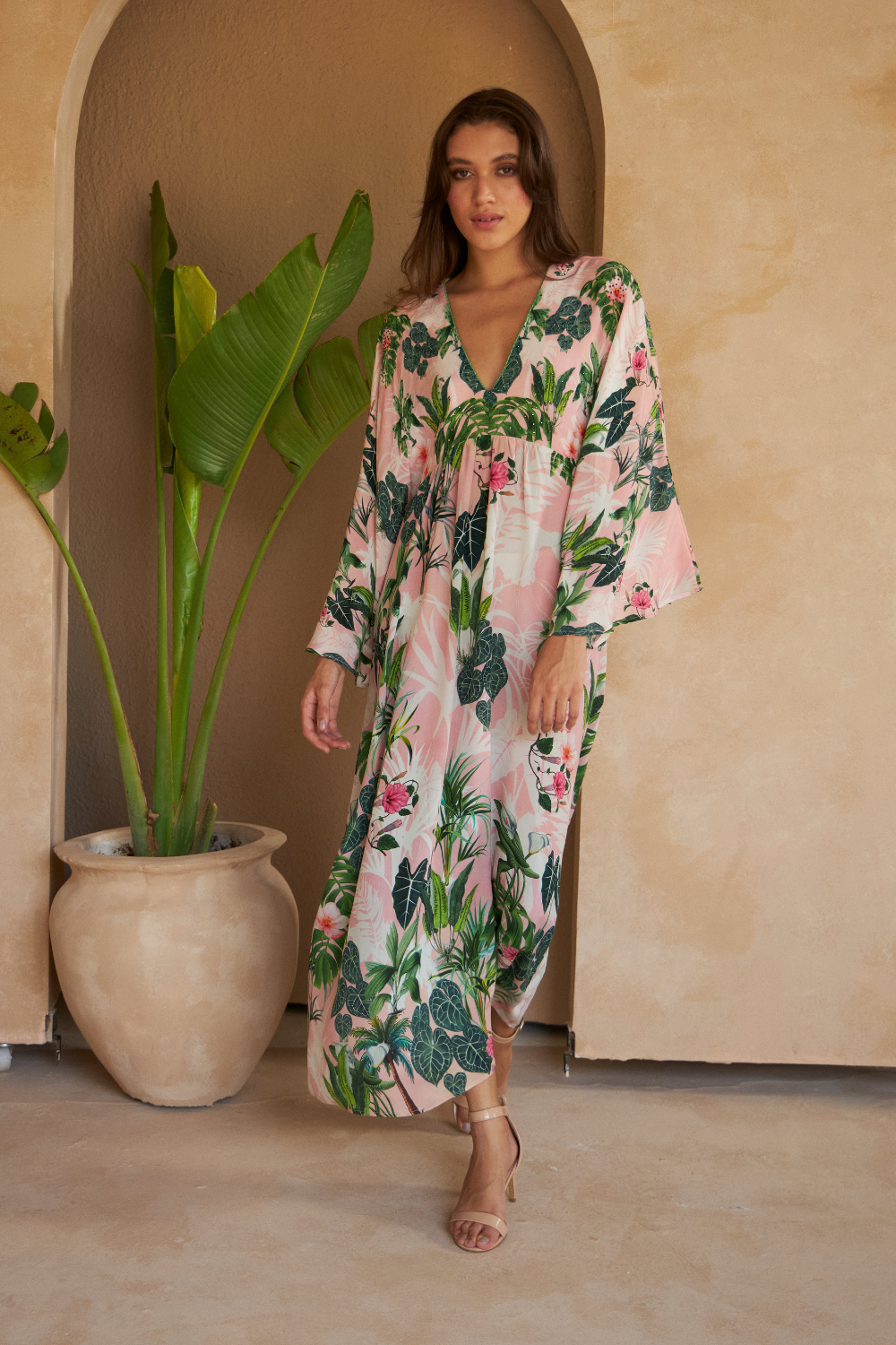 PALM GREEN - JASMIN DRESS - TheSwankStore