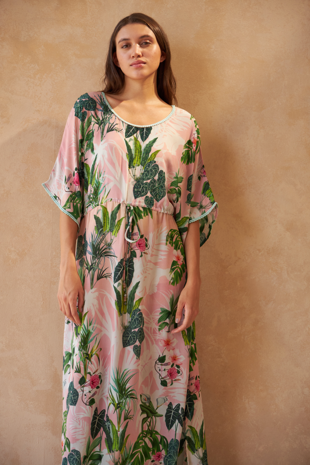PALM GREEN - PEONY DRESS - TheSwankStore
