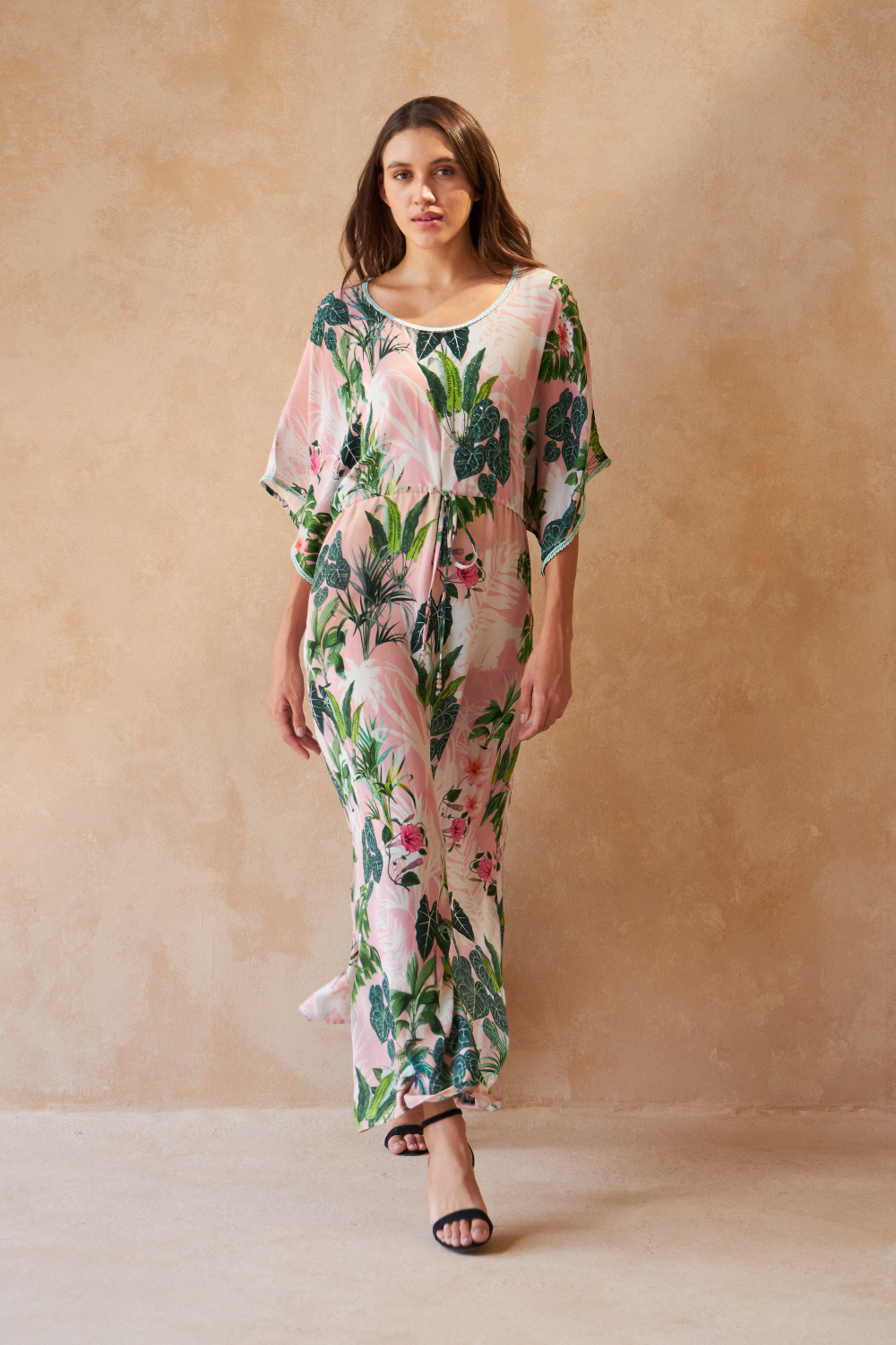 PALM GREEN - PEONY DRESS - TheSwankStore