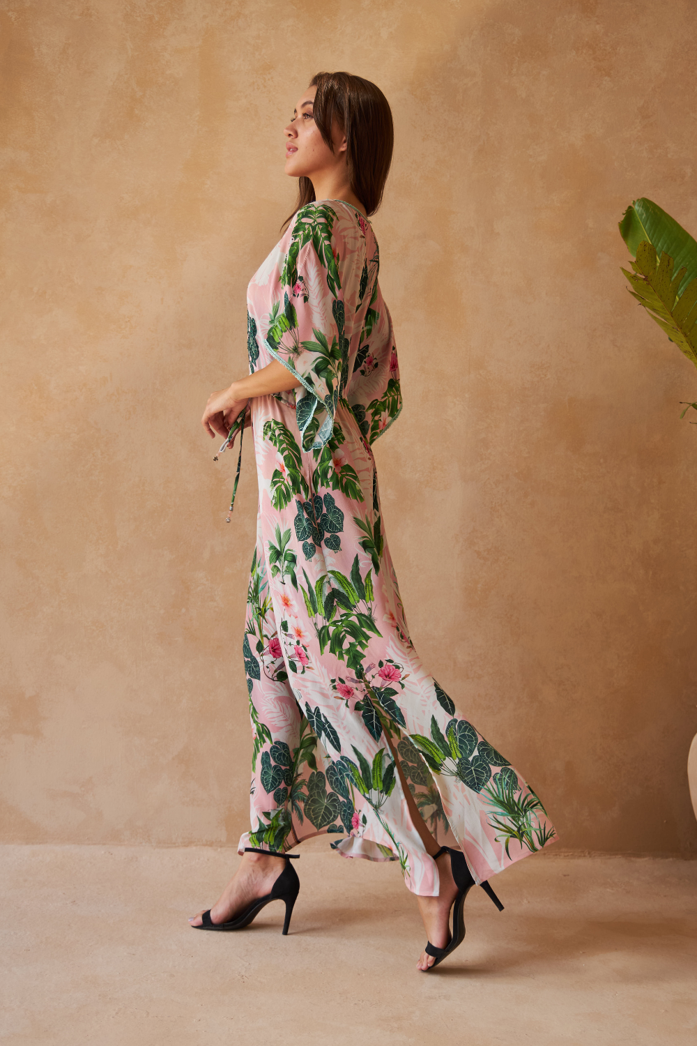 PALM GREEN - PEONY DRESS - TheSwankStore