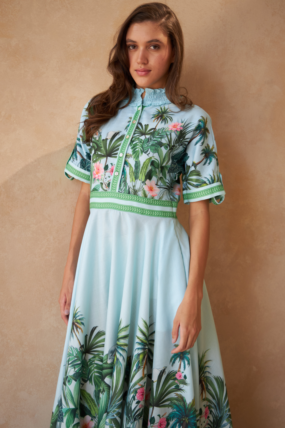 PALM GREEN - REVA DRESS - TheSwankStore