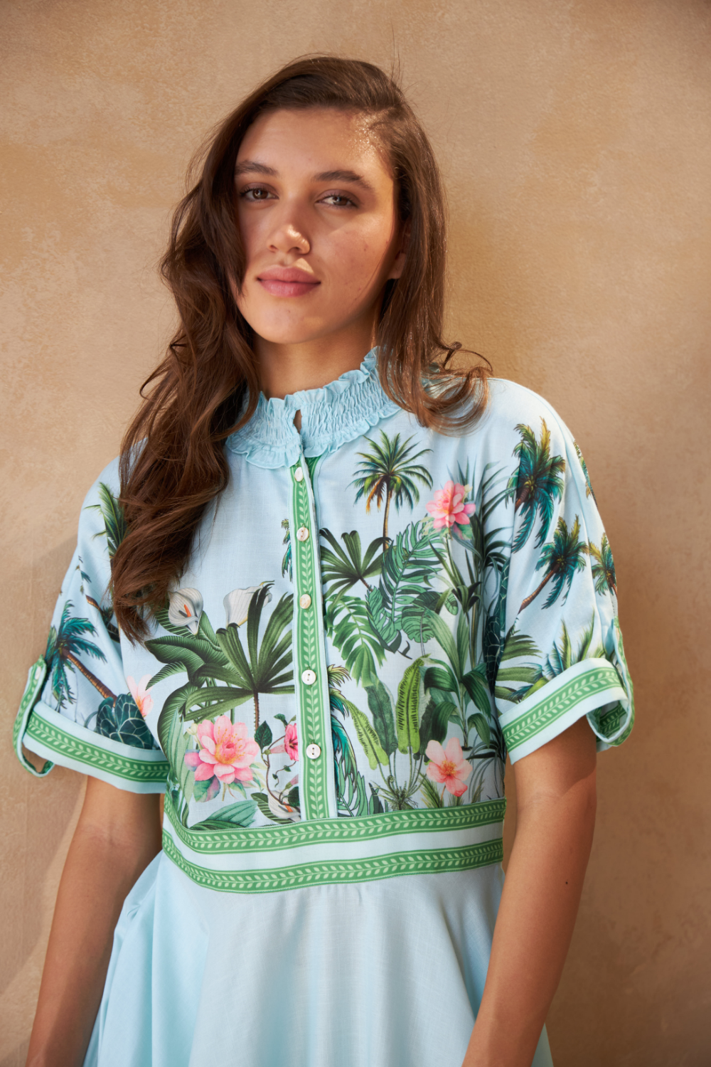 PALM GREEN - REVA DRESS - TheSwankStore