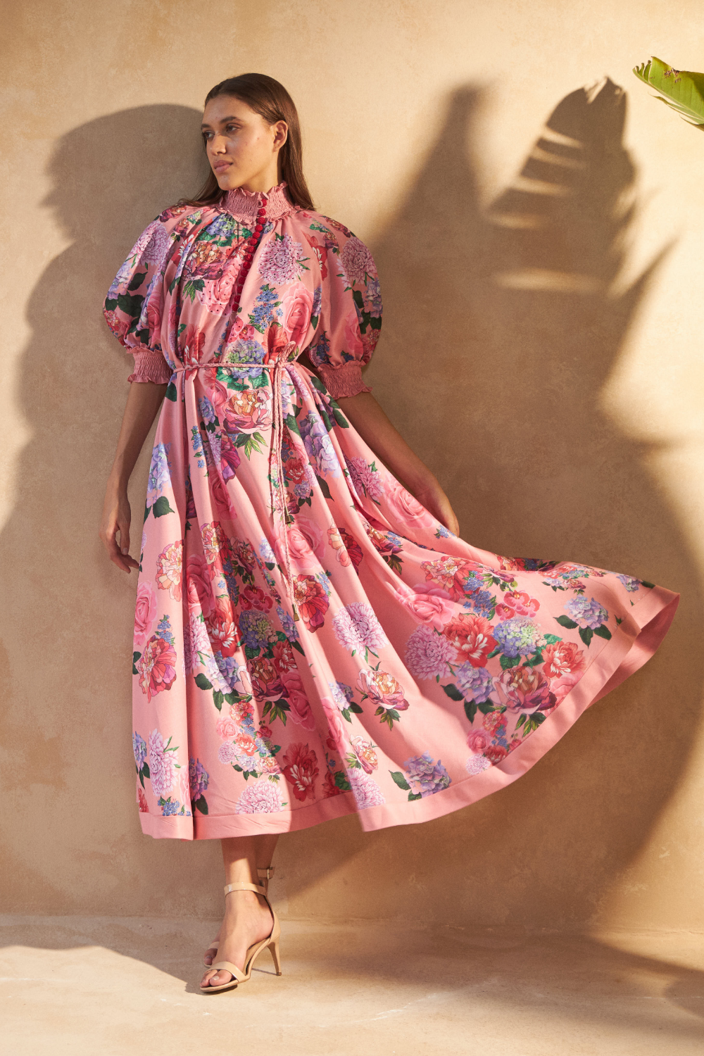 ROSE RED PINK - ALKA DRESS - TheSwankStore