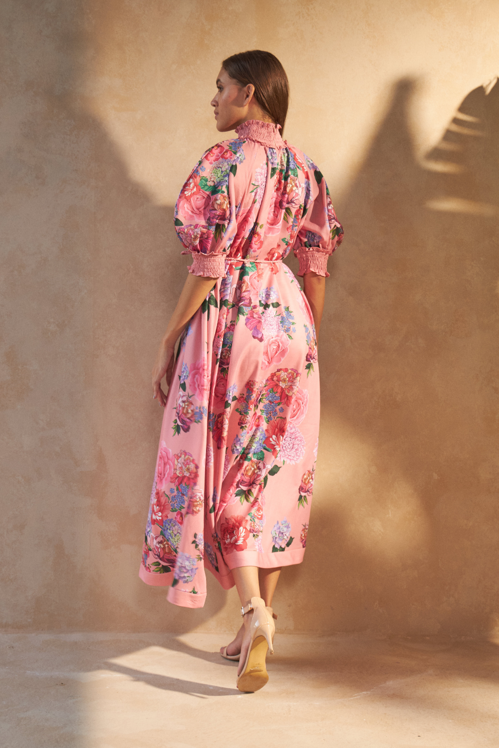 ROSE RED PINK - ALKA DRESS - TheSwankStore