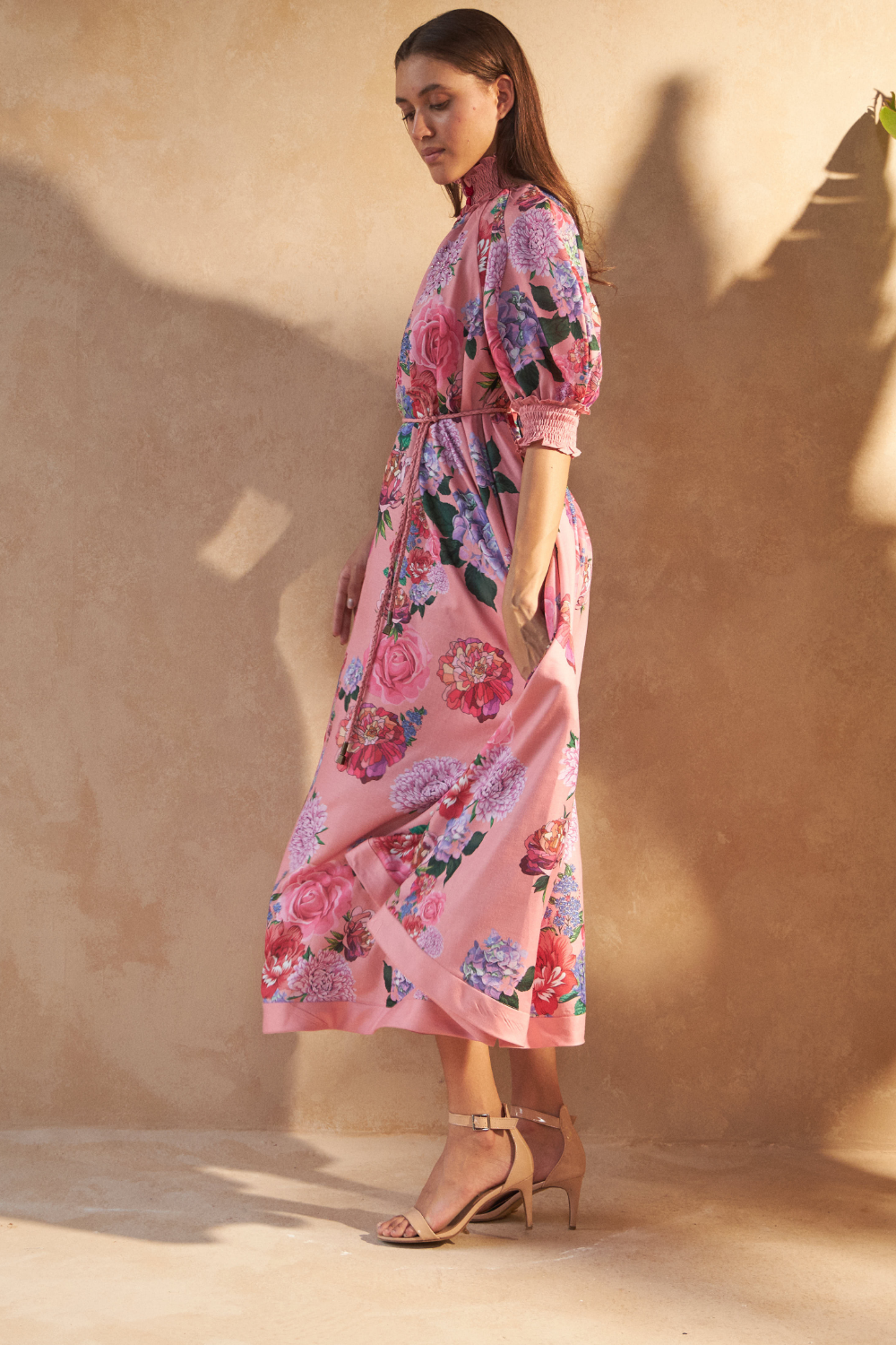 ROSE RED PINK - ALKA DRESS - TheSwankStore
