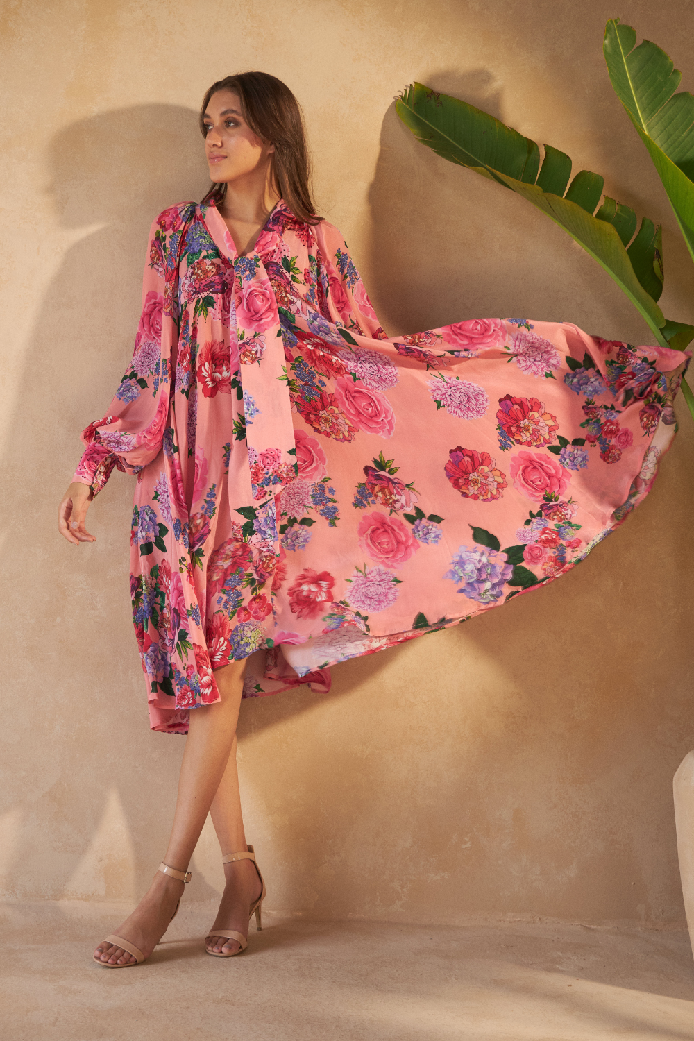 ROSE RED PINK - AMBER DRESS - TheSwankStore