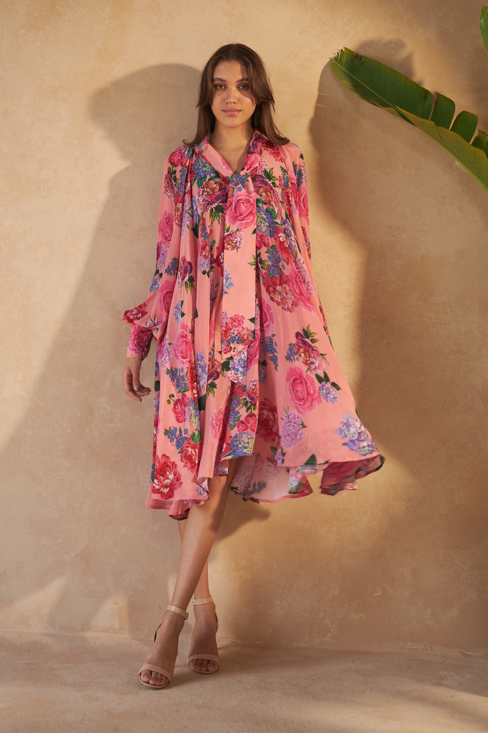 ROSE RED PINK - AMBER DRESS - TheSwankStore