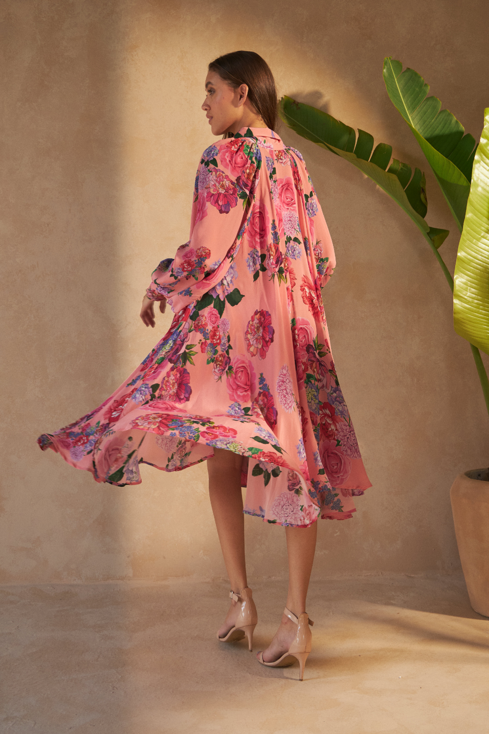ROSE RED PINK - AMBER DRESS - TheSwankStore