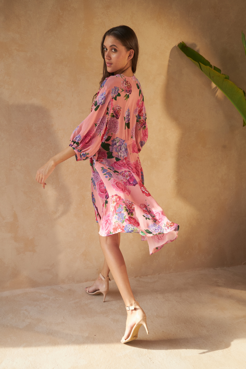 ROSE RED PINK - ANASTASIA DRESS - TheSwankStore