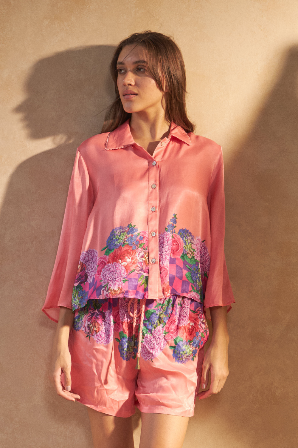 ROSE RED PINK - BONNIE TOP - TheSwankStore