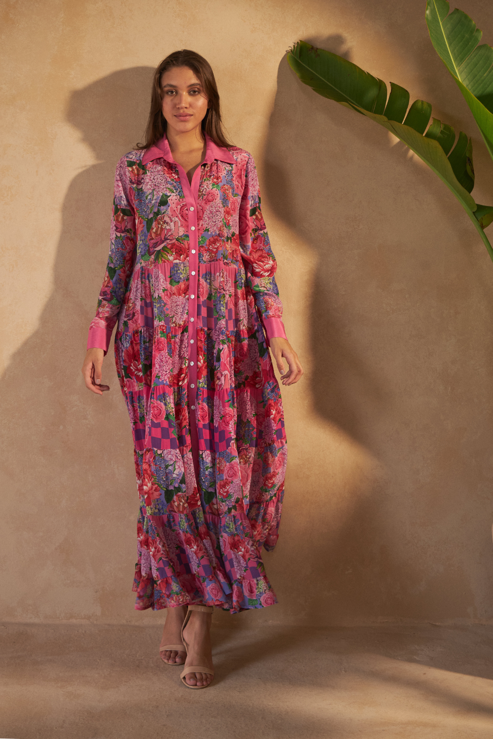 ROSE RED PINK - PERORIAN DRESS - TheSwankStore