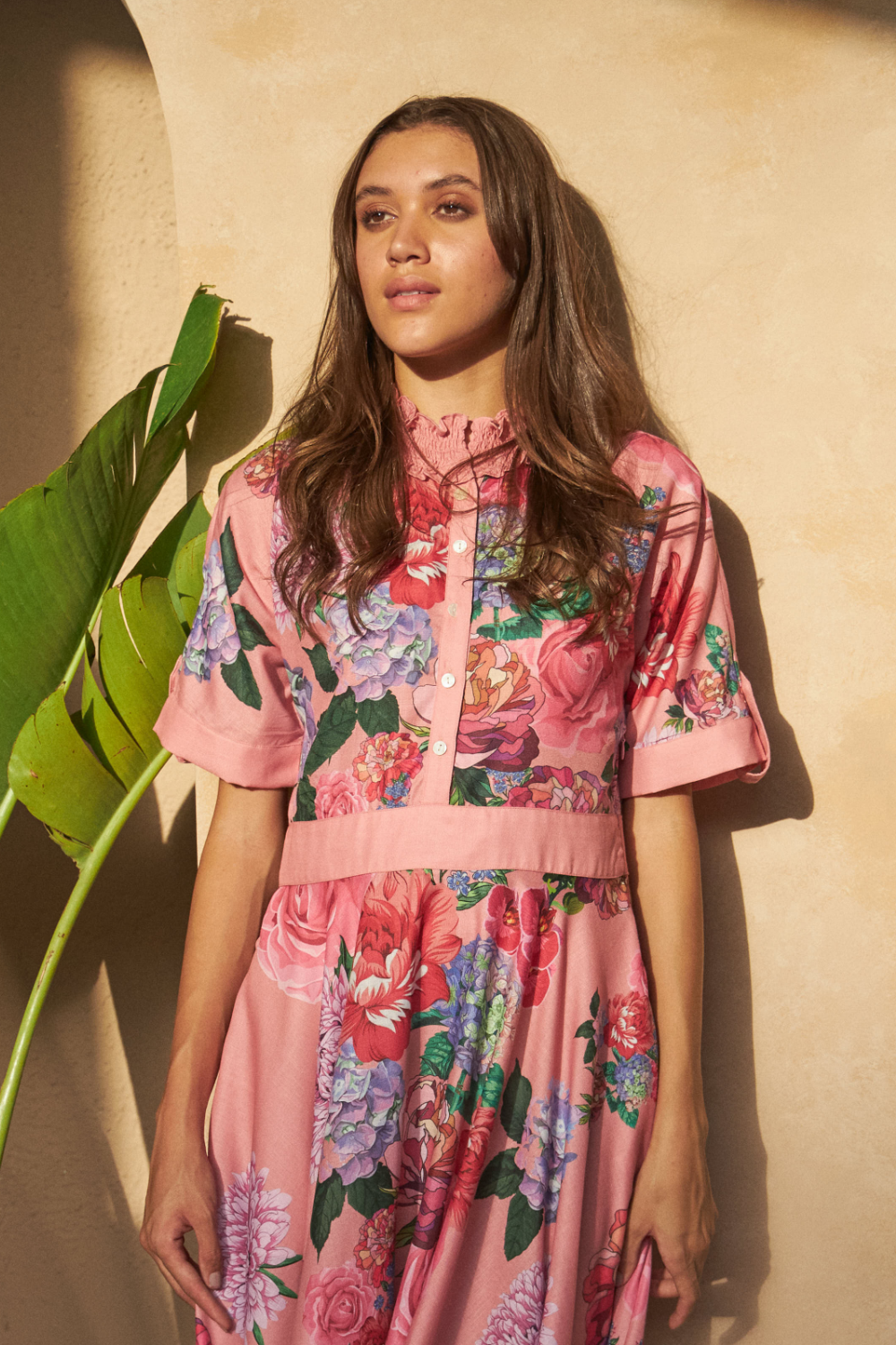 ROSE RED PINK - REVA DRESS - TheSwankStore