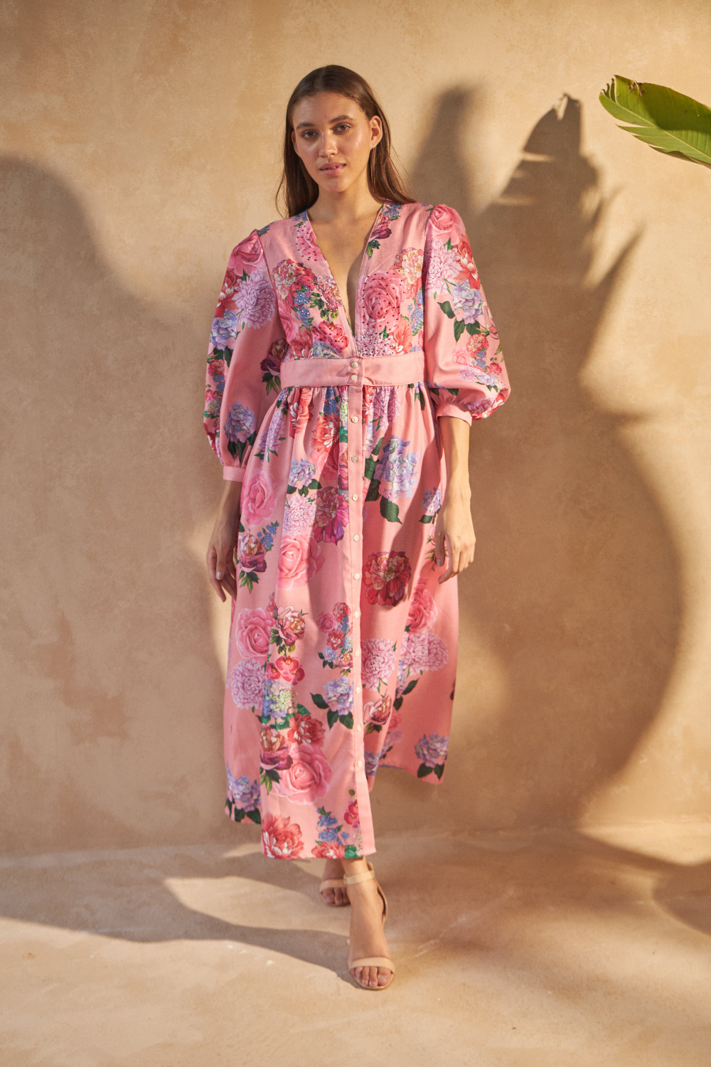 ROSE RED PINK - SAIGON DRESS - TheSwankStore